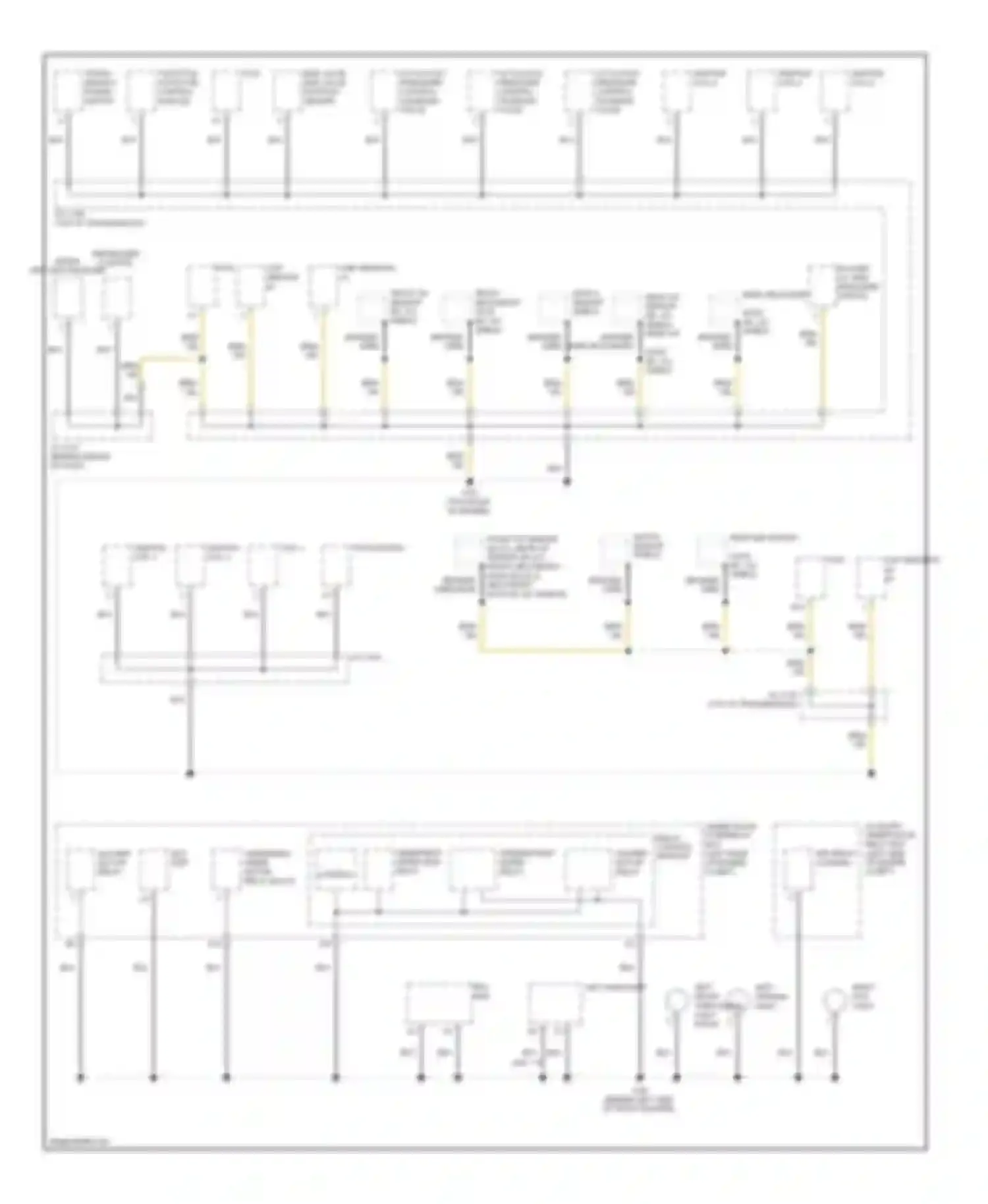 RL Acura II facelift (2008-2012): Ground distribution circuit (2 of 5)