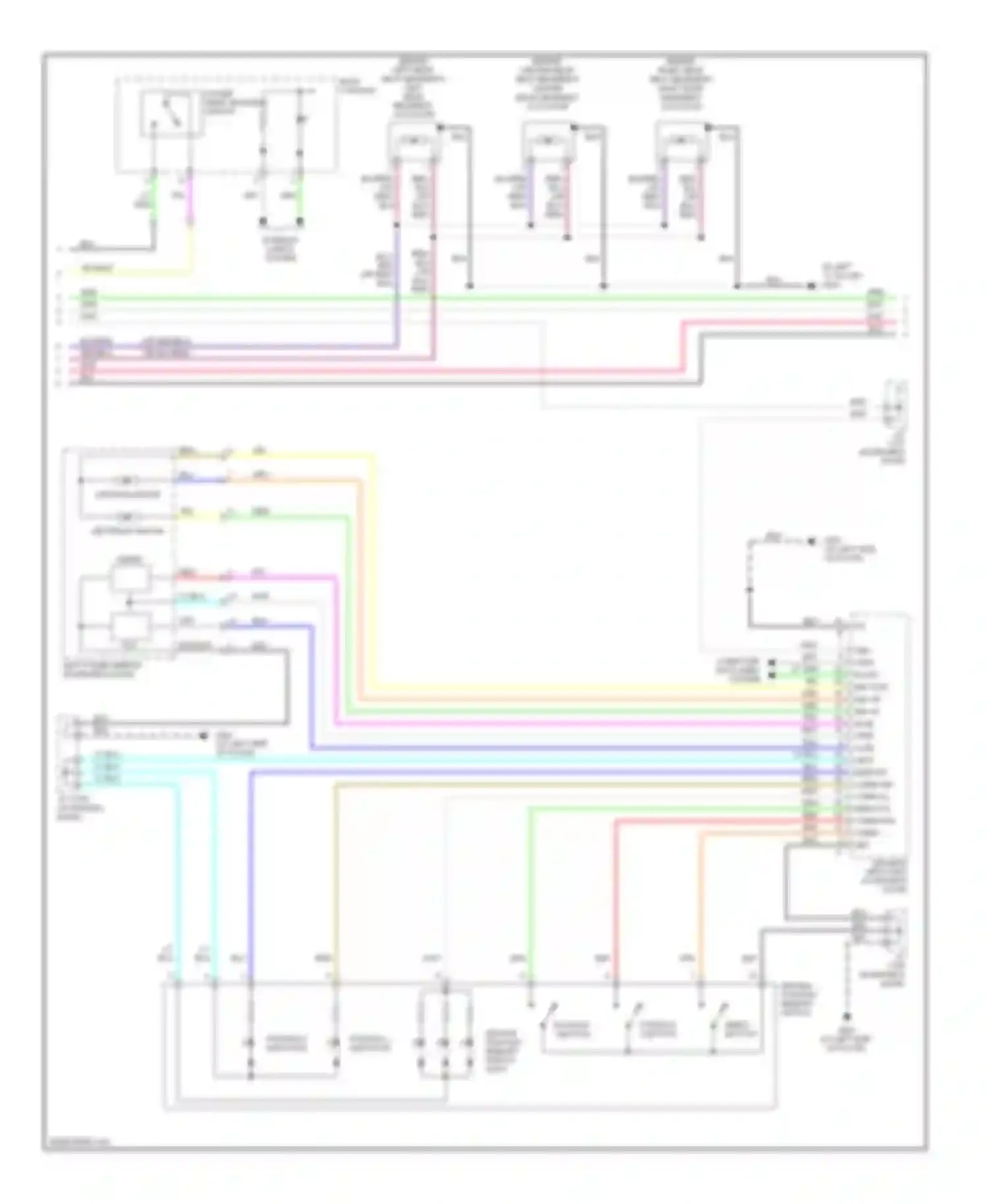 RL Acura II facelift (2008-2012): Memory systems circuit (2 of 4)