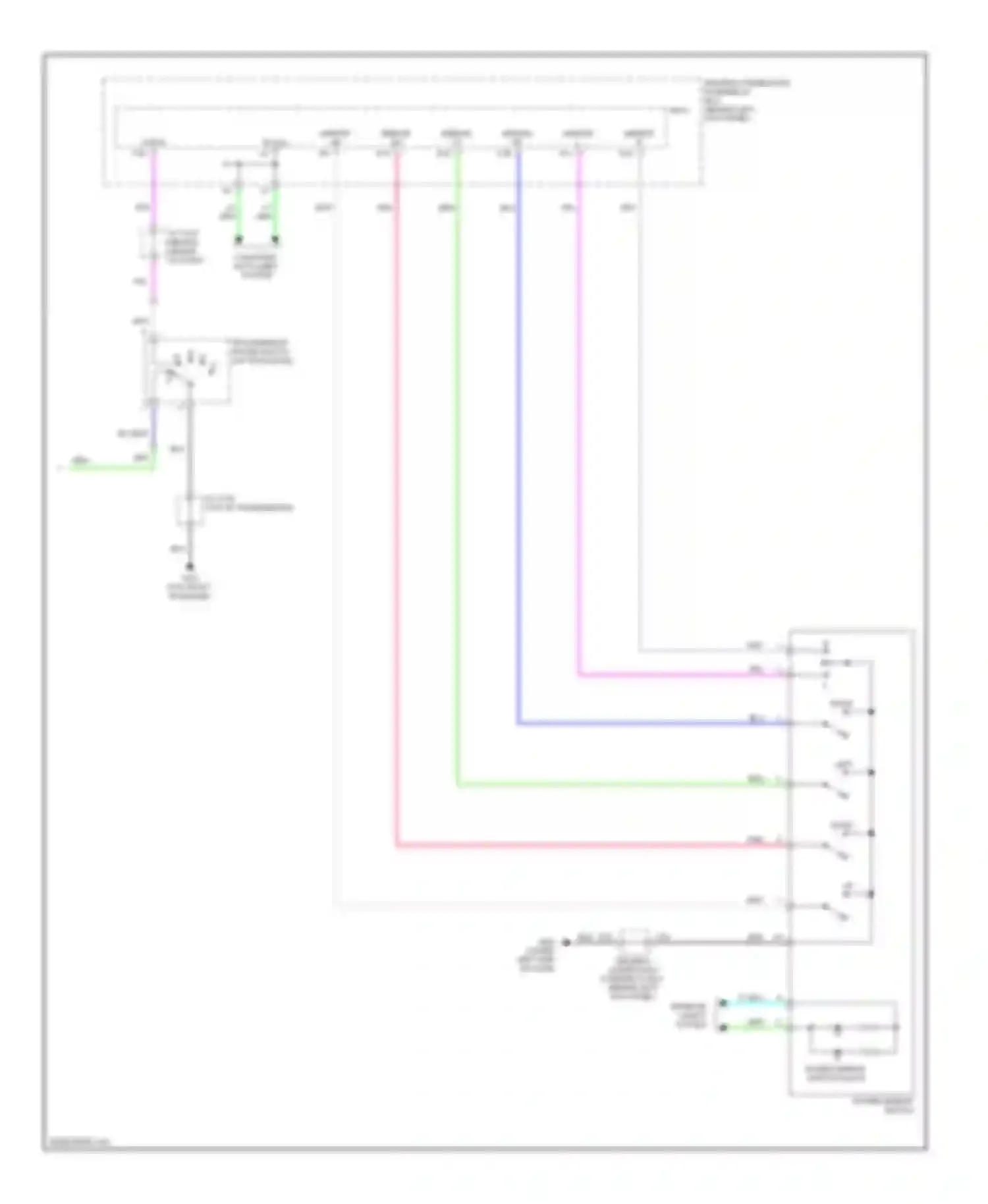 RL Acura II facelift (2008-2012): Memory systems circuit (4 of 4)