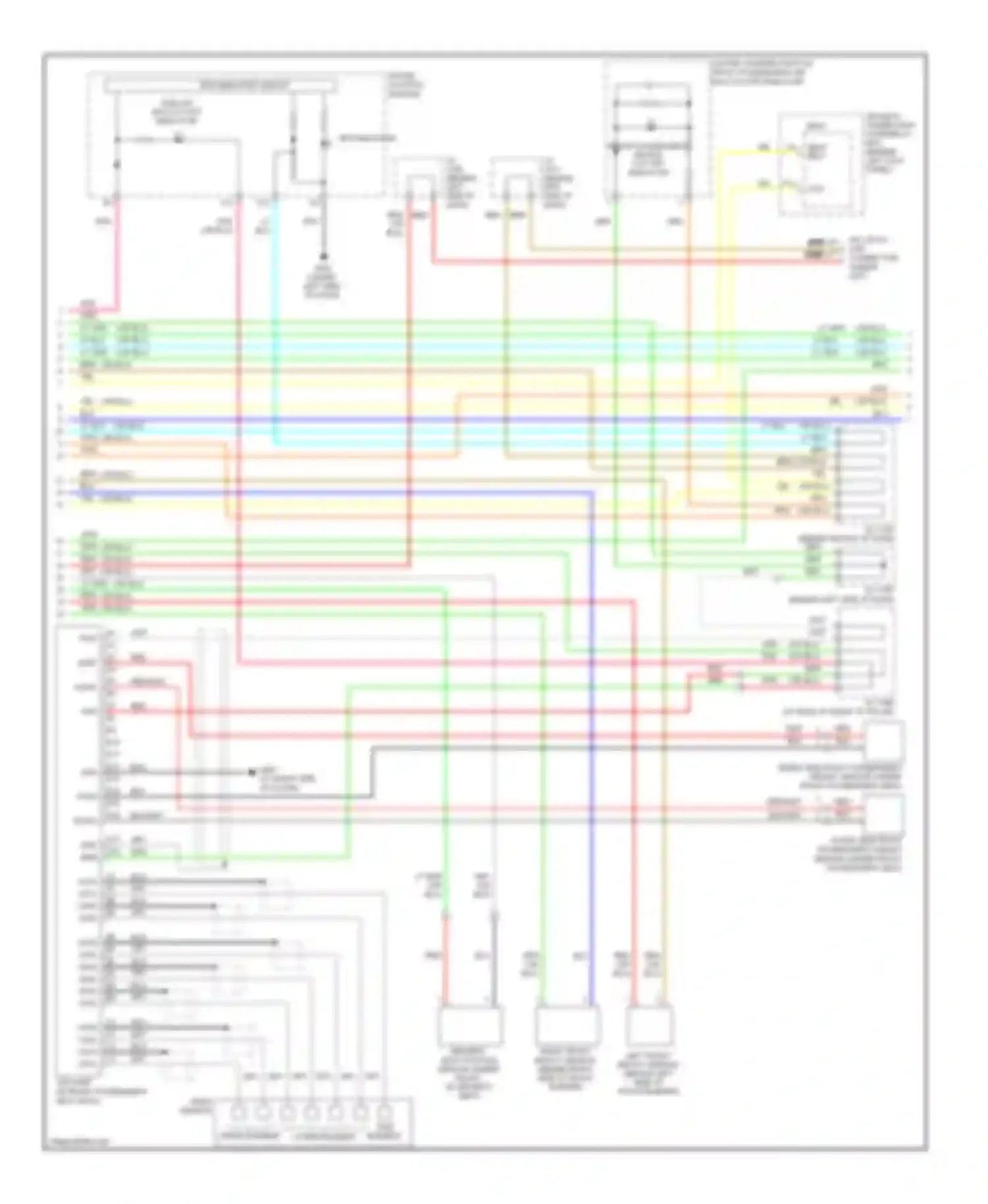 RL Acura II facelift (2008-2012): Supplemental restraints circuit (2 of 4)
