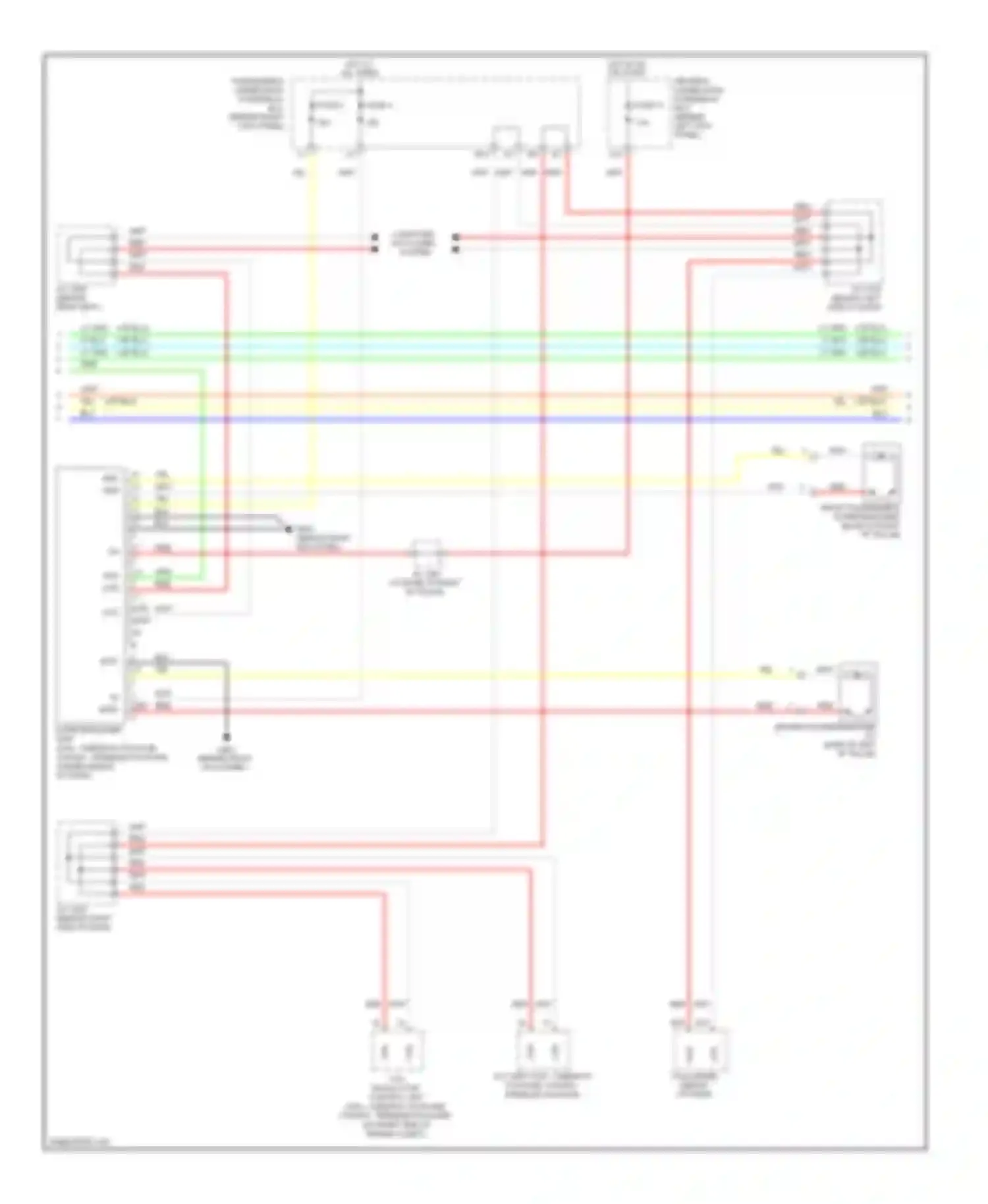 RL Acura II facelift (2008-2012): Supplemental restraints circuit (3 of 4)