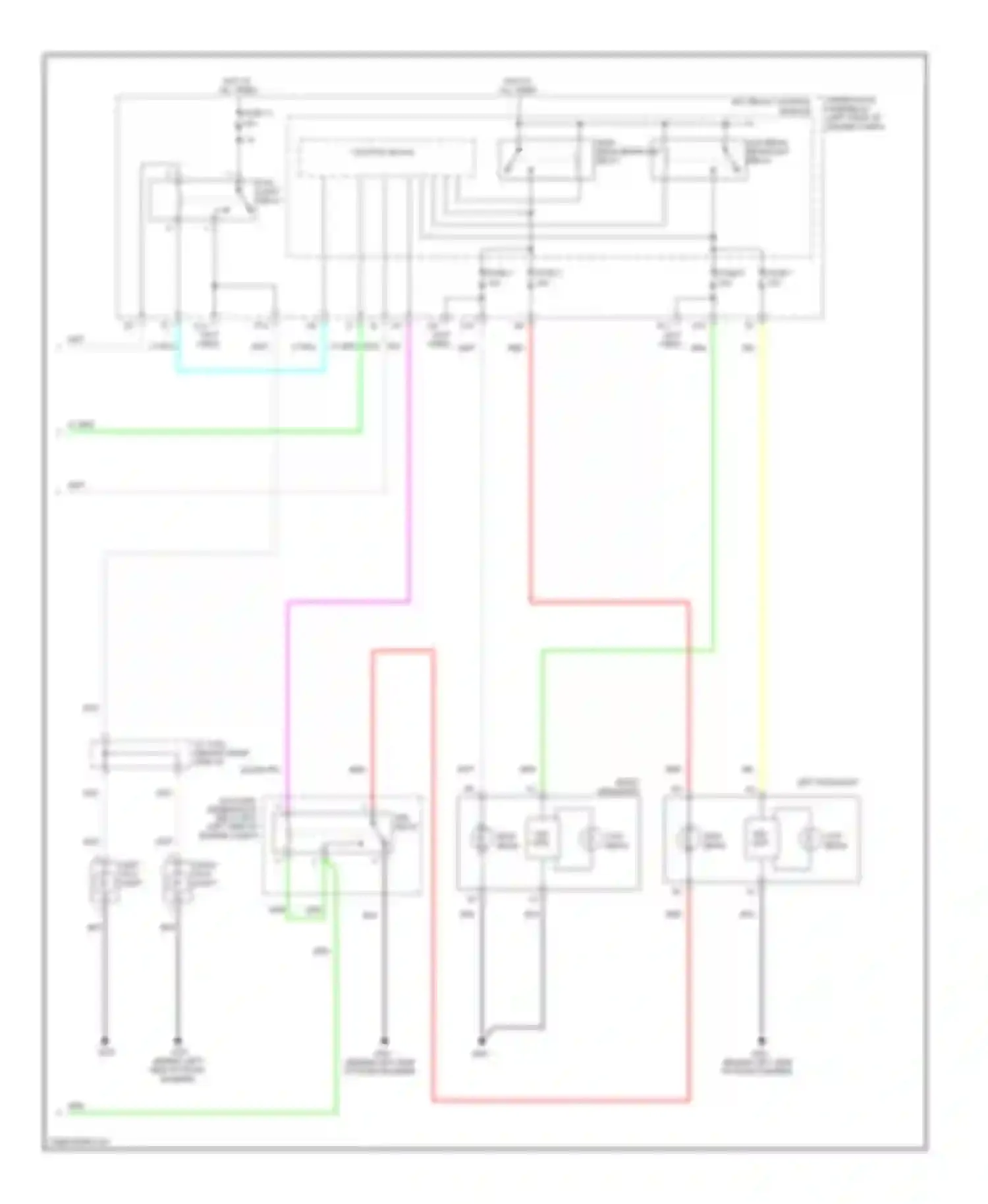 Wiring diagram blk for Acura RL II facelift (2008-2012) (44 of 133)