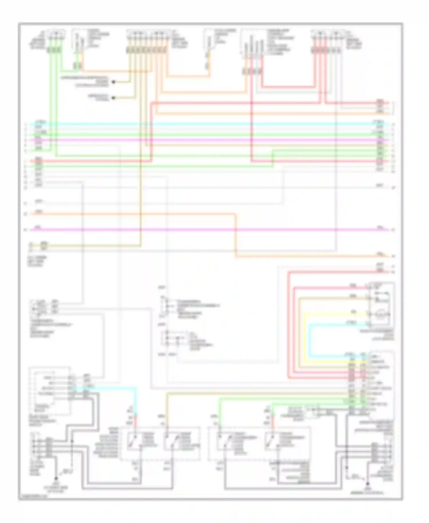 Wiring diagram blk for Acura RL II facelift (2008-2012) (8 of 133)