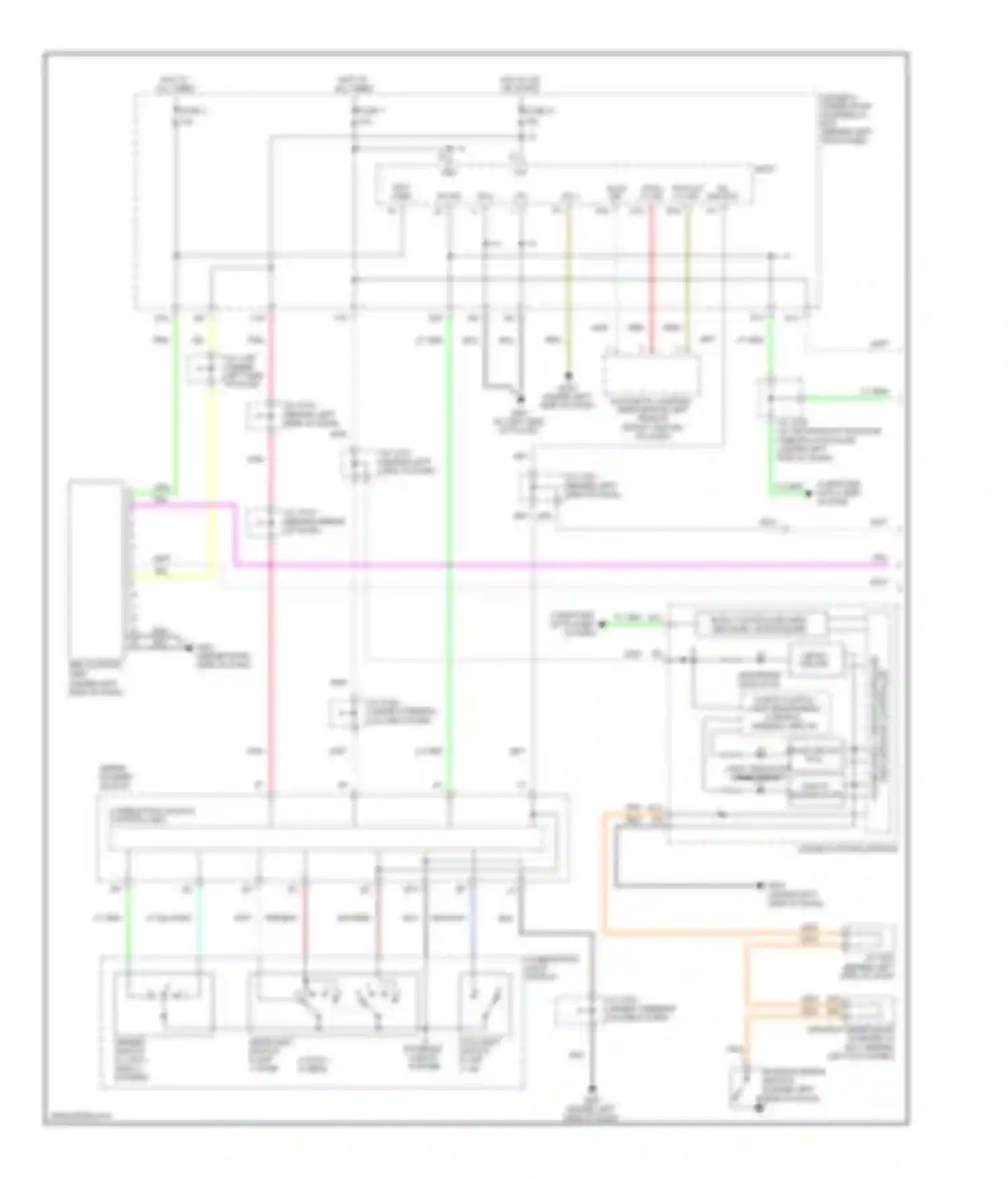 Wiring diagram body controller area network transceiver for Acura RL II facelift (2008-2012) (5 of 7)