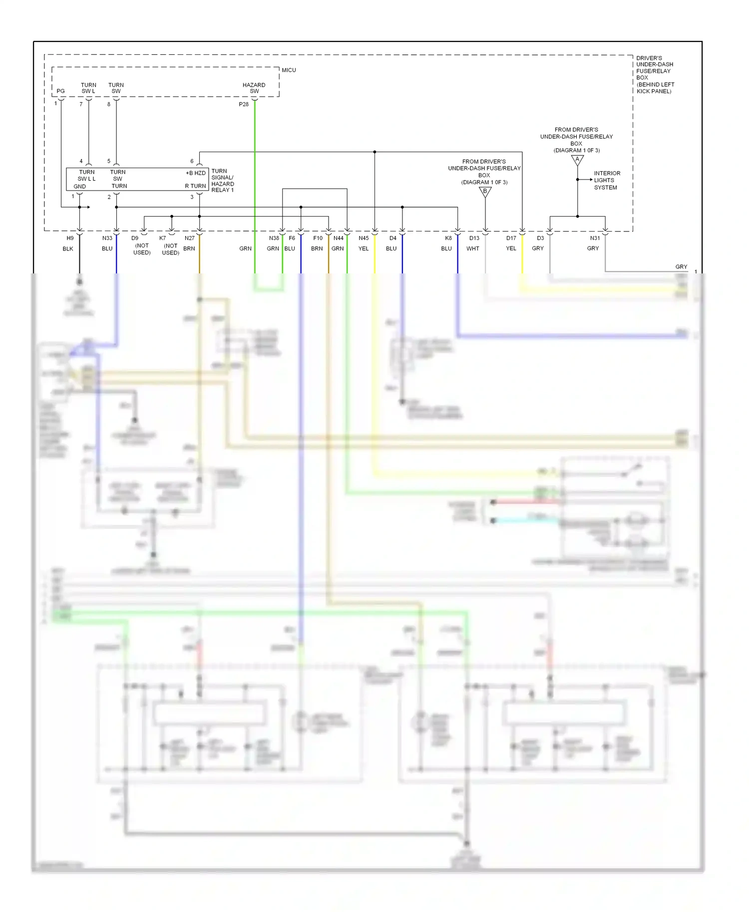 Acura RL II facelift (2008-2012) brn wiring diagram  (23 of 91)