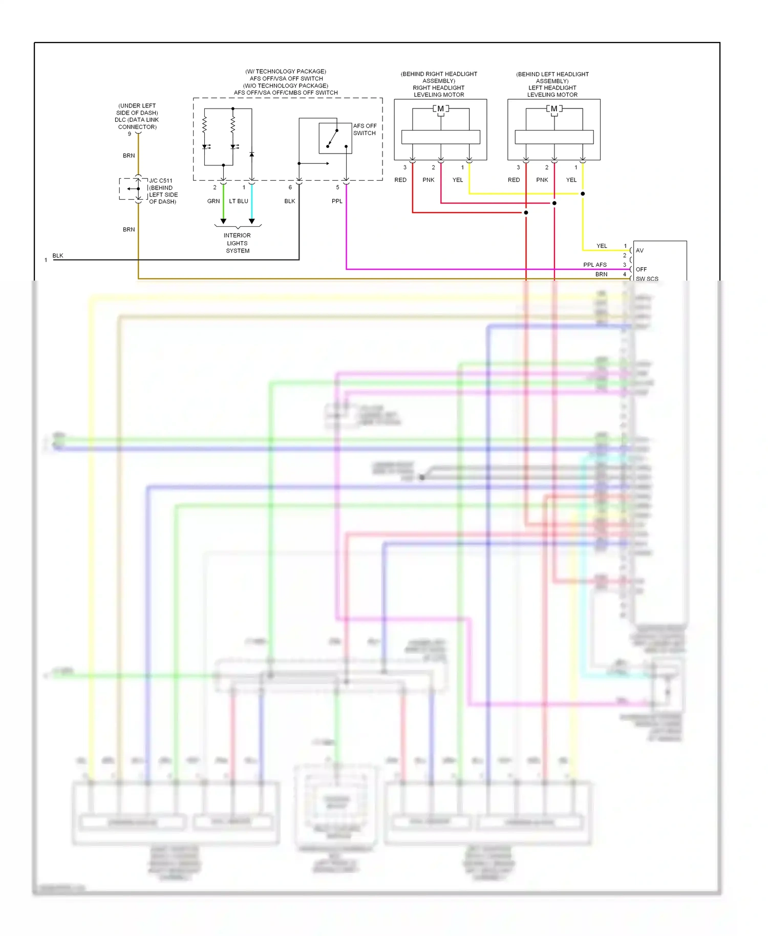 Acura RL II facelift (2008-2012) brn wiring diagram  (32 of 91)
