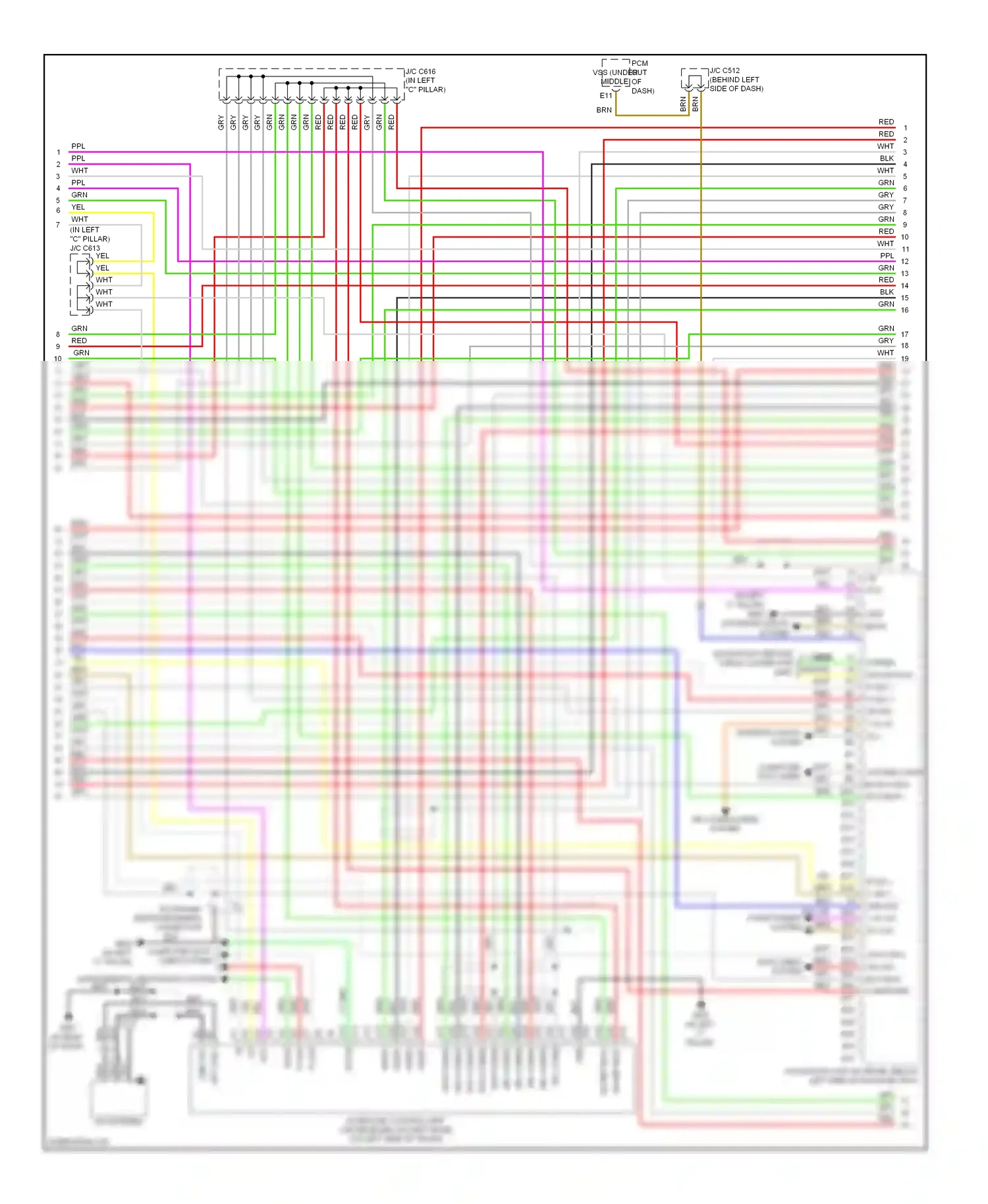Acura RL II facelift (2008-2012) brn wiring diagram  (51 of 91)