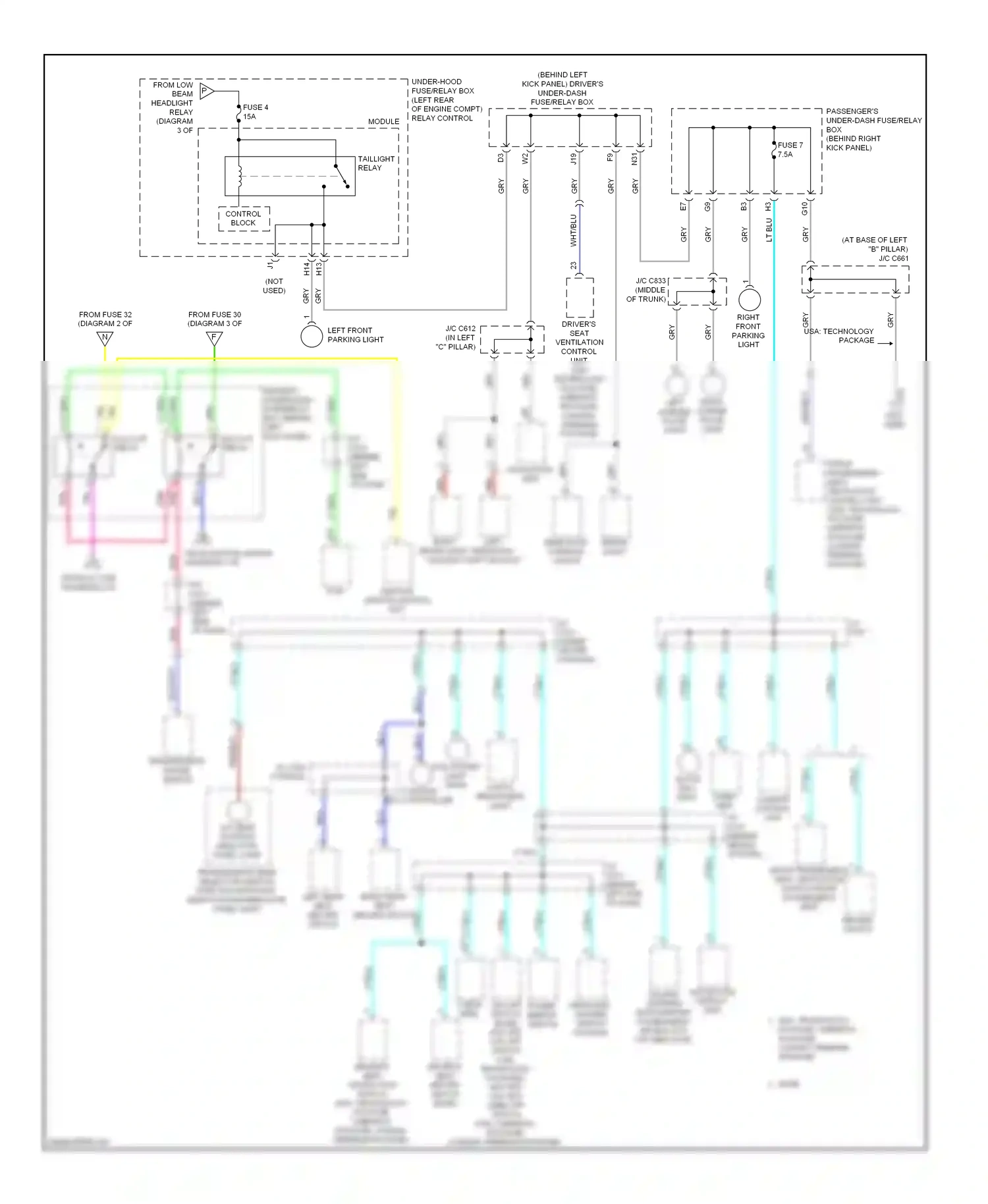 Acura RL II facelift (2008-2012) canada: premium package wiring diagram  (1 of 1)