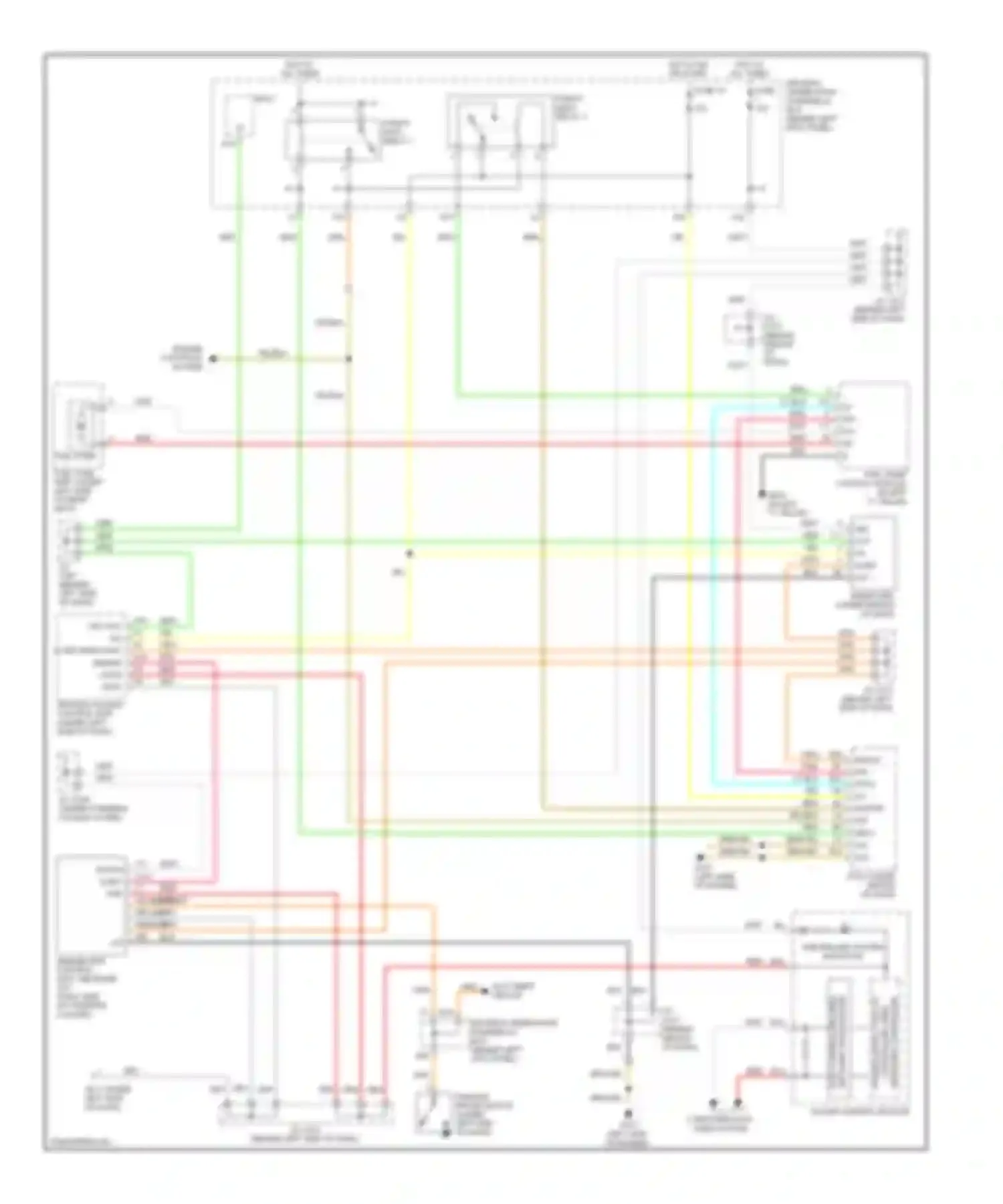Wiring diagram controller area for Acura RL II facelift (2008-2012) (1 of 1)