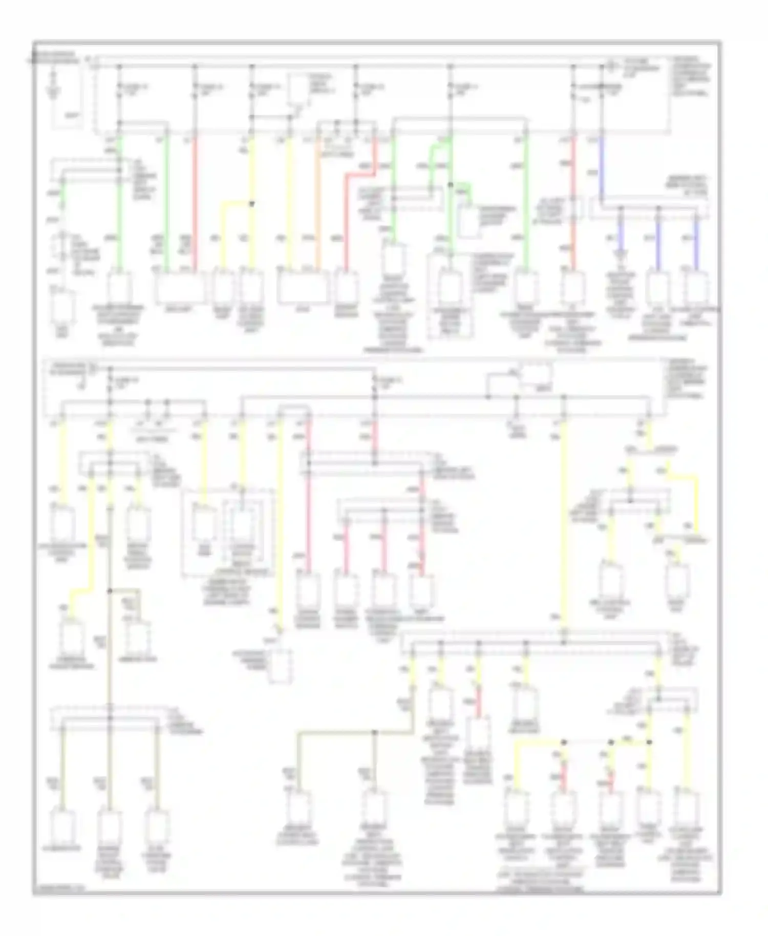 Wiring diagram fuse 19 for Acura RL II facelift (2008-2012) (4 of 6)