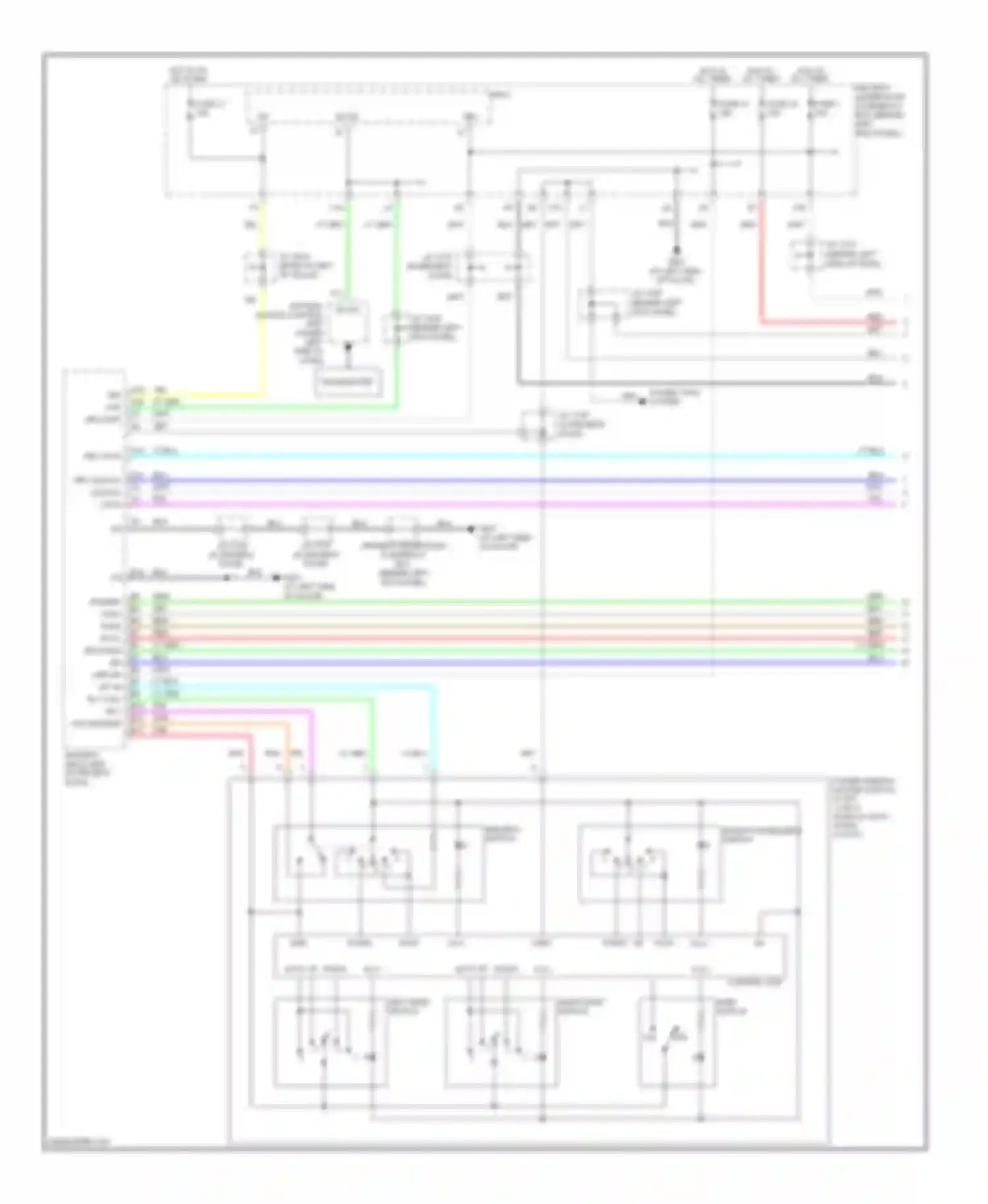 Wiring diagram fuse 24 for Acura RL II facelift (2008-2012) (2 of 2)