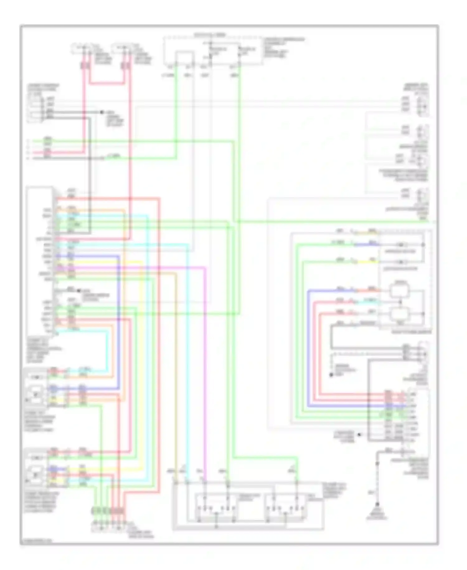 Wiring diagram fuse 25 for Acura RL II facelift (2008-2012) (1 of 1)