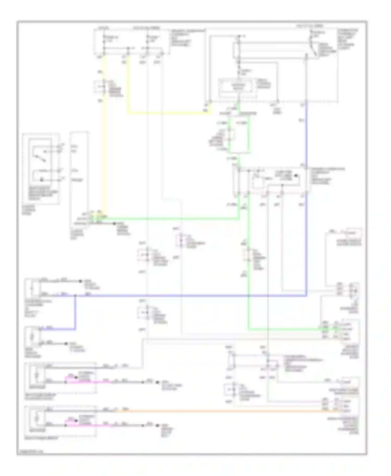Wiring diagram fuse 30 for Acura RL II facelift (2008-2012) (3 of 7)