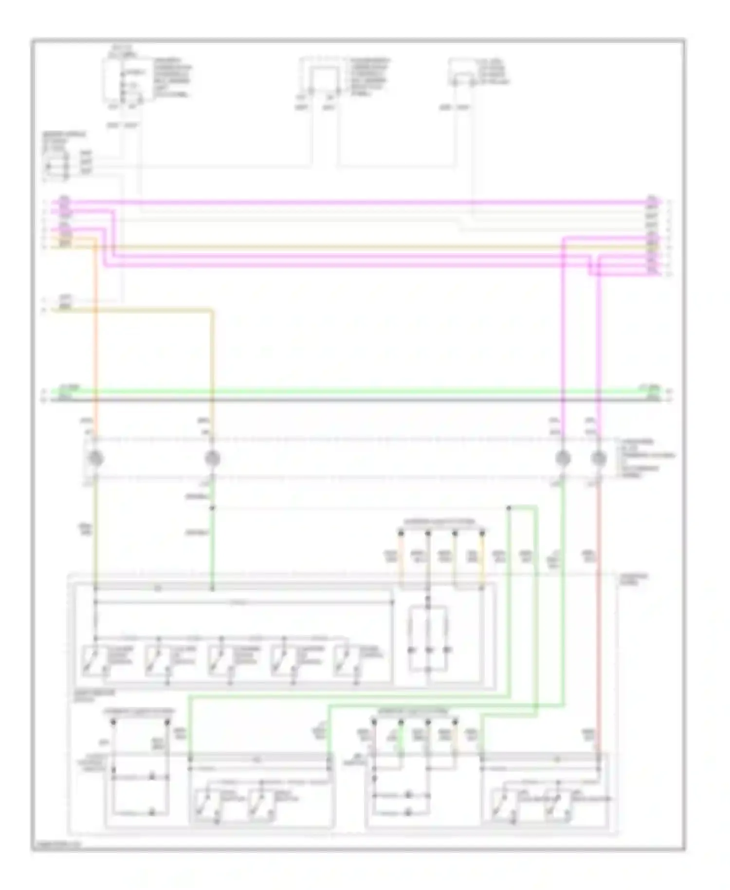 Wiring diagram fuse 5 for Acura RL II facelift (2008-2012) (3 of 7)