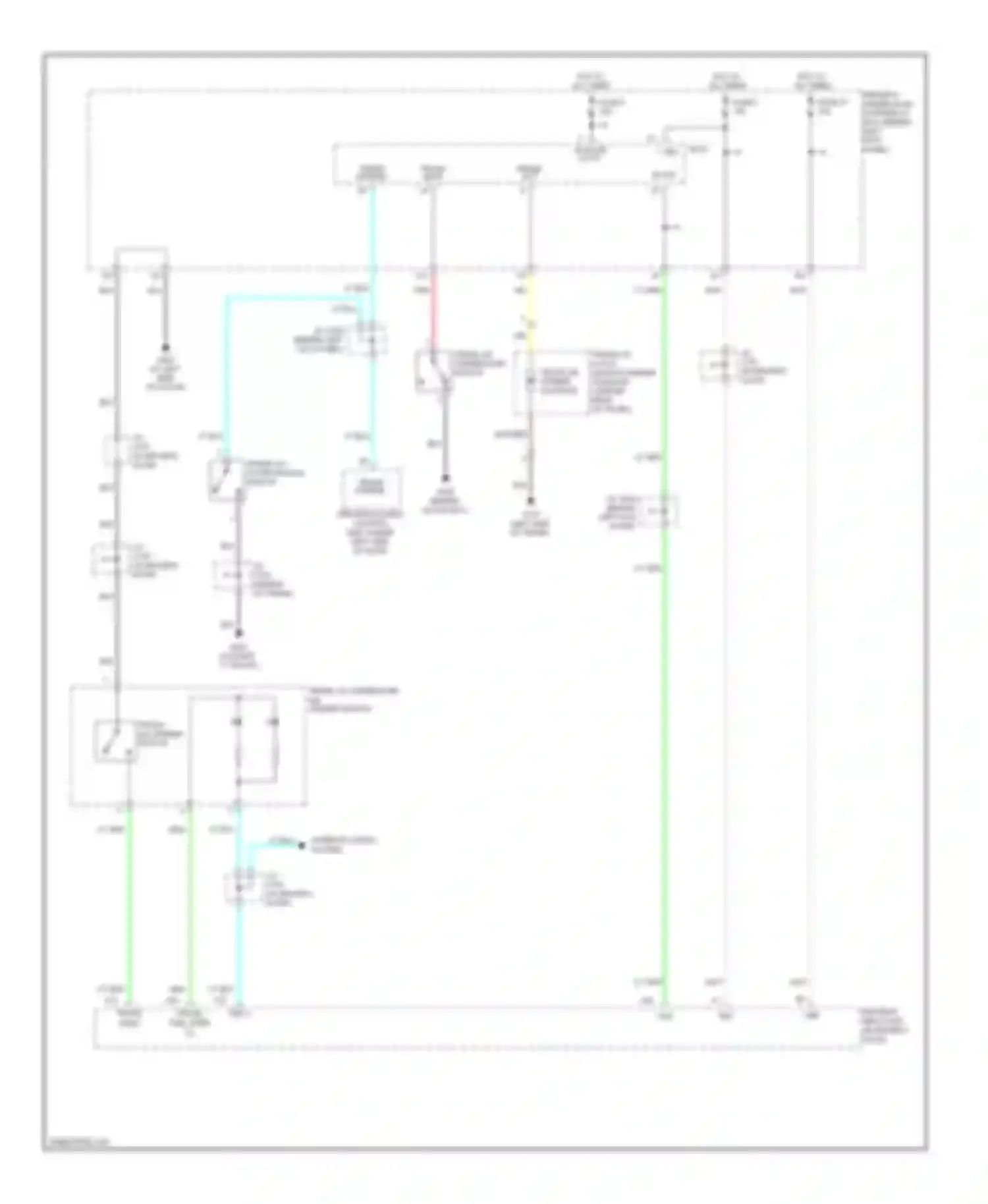 Wiring diagram fuse 8 for Acura RL II facelift (2008-2012) (9 of 9)