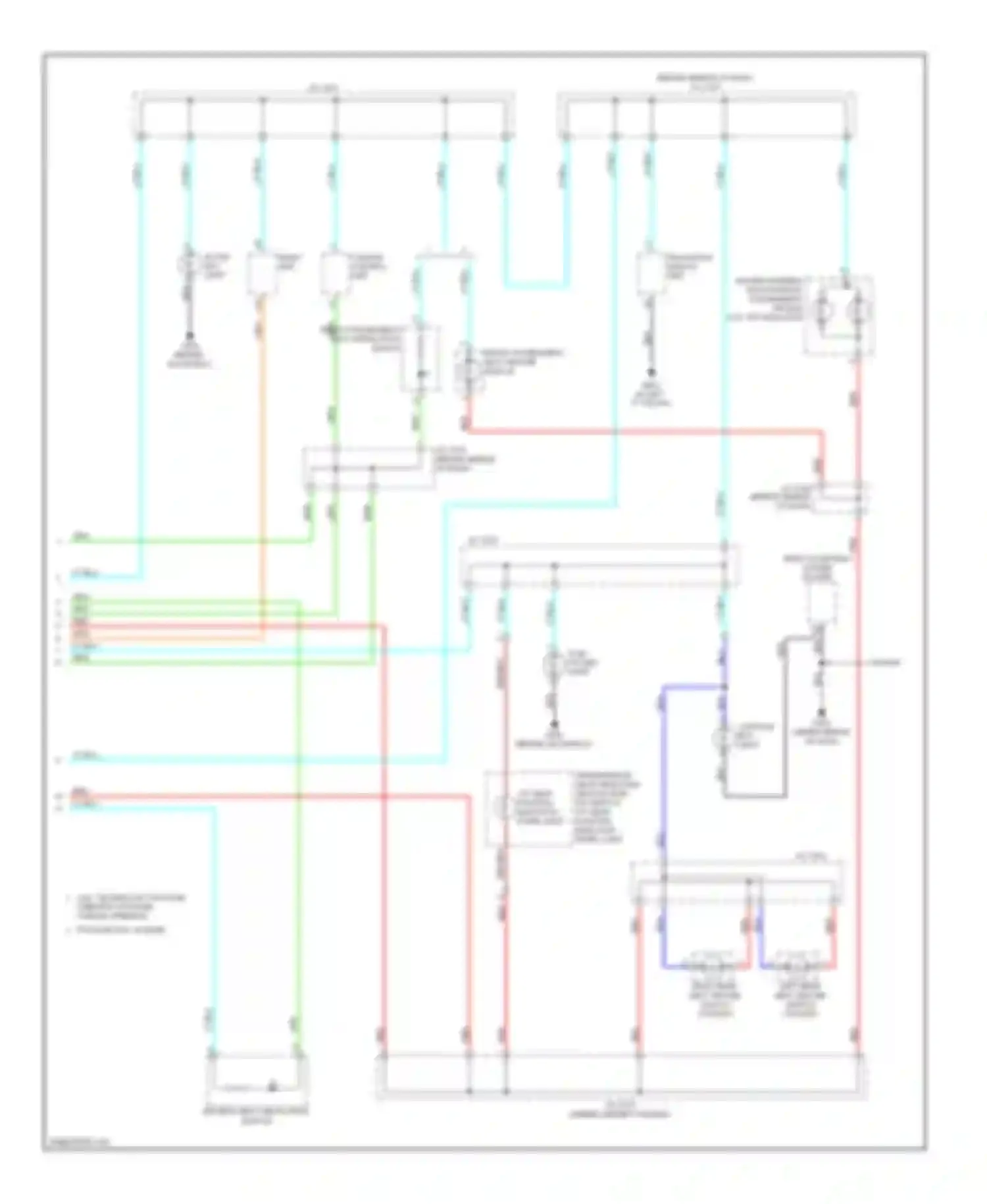 Wiring diagram grn for Acura RL II facelift (2008-2012) (46 of 118)