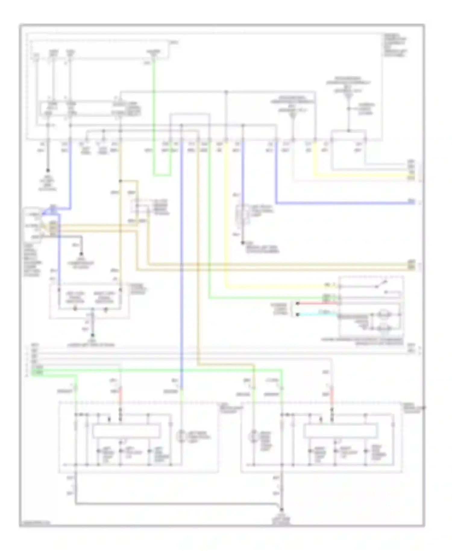 Wiring diagram grn for Acura RL II facelift (2008-2012) (24 of 118)