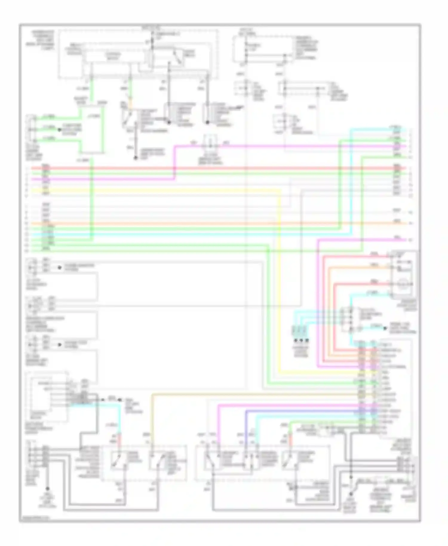 Wiring diagram hot at all times fuse 13 for Acura RL II facelift (2008-2012) (1 of 3)