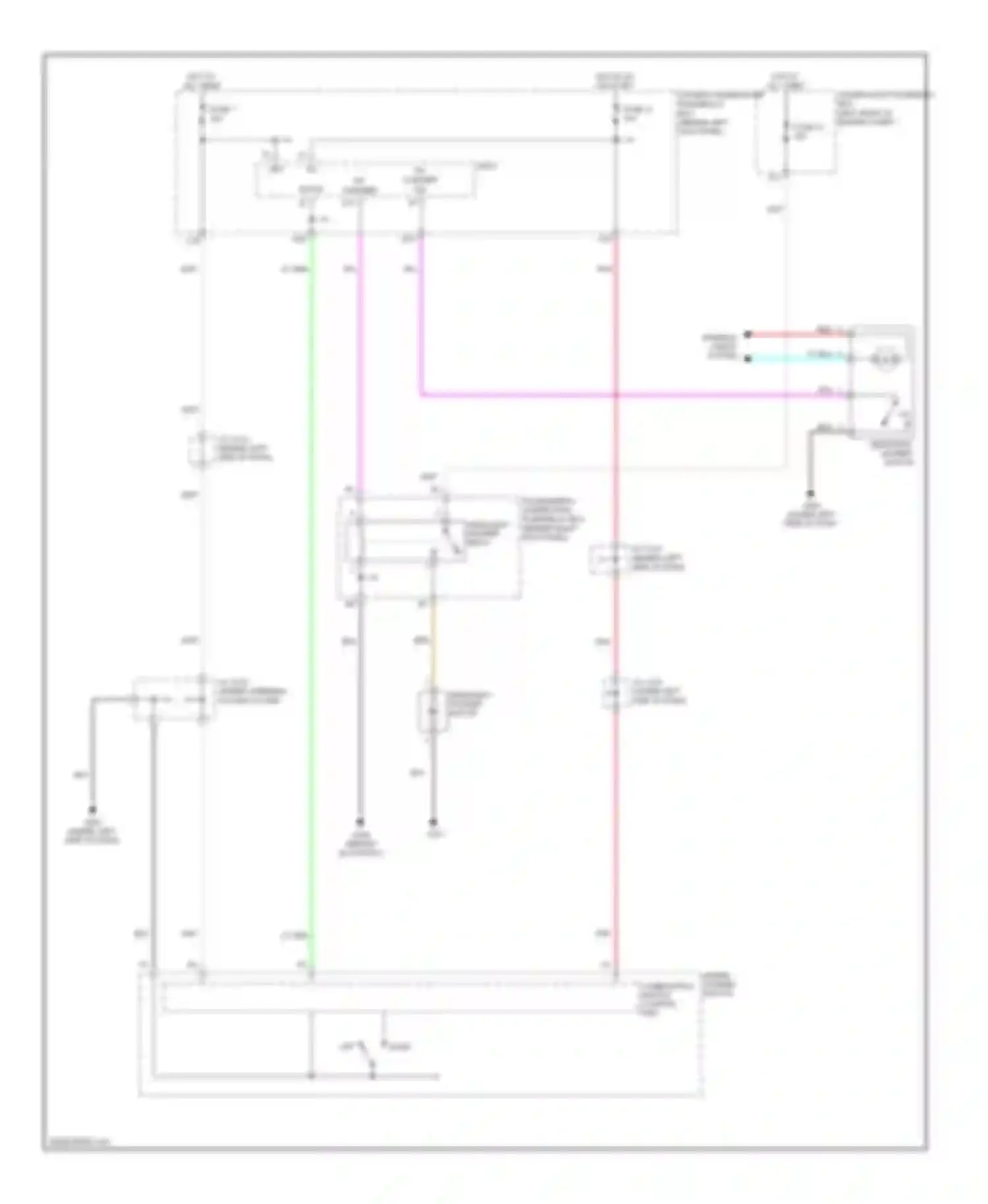 Wiring diagram hot in on or start for Acura RL II facelift (2008-2012) (45 of 46)