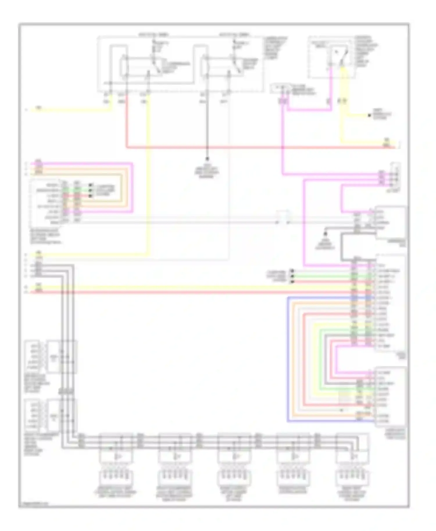 Wiring diagram jog shield gnd for Acura RL II facelift (2008-2012) (1 of 1)