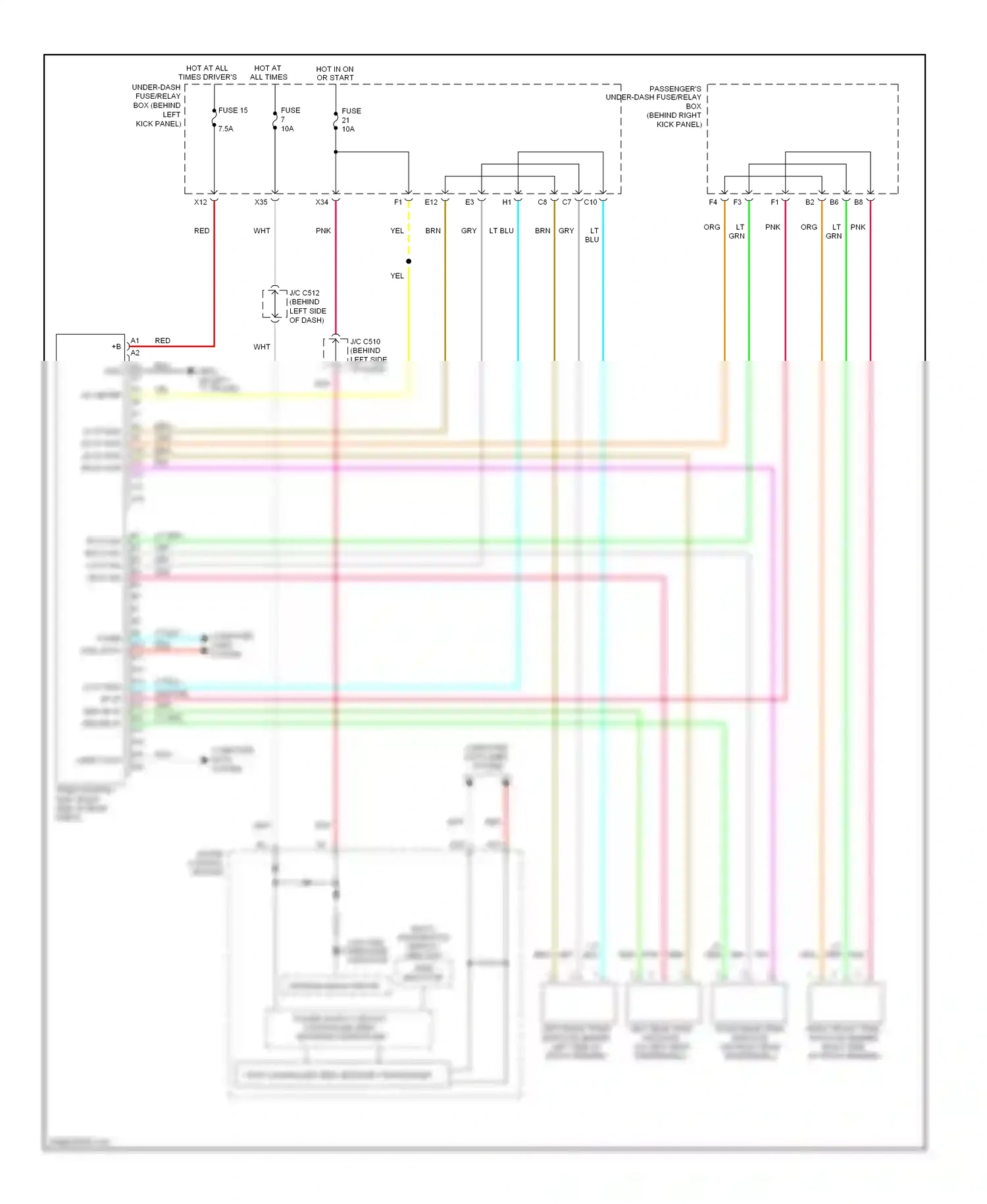 Acura RL II facelift (2008-2012) lt blu wiring diagram  (79 of 81)
