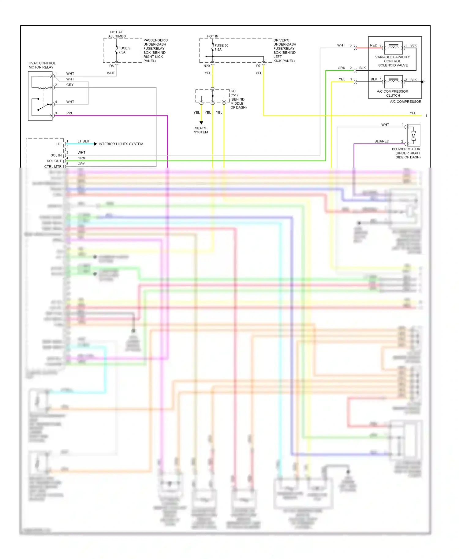 Acura RL II facelift (2008-2012) lt blu wiring diagram  (3 of 81)