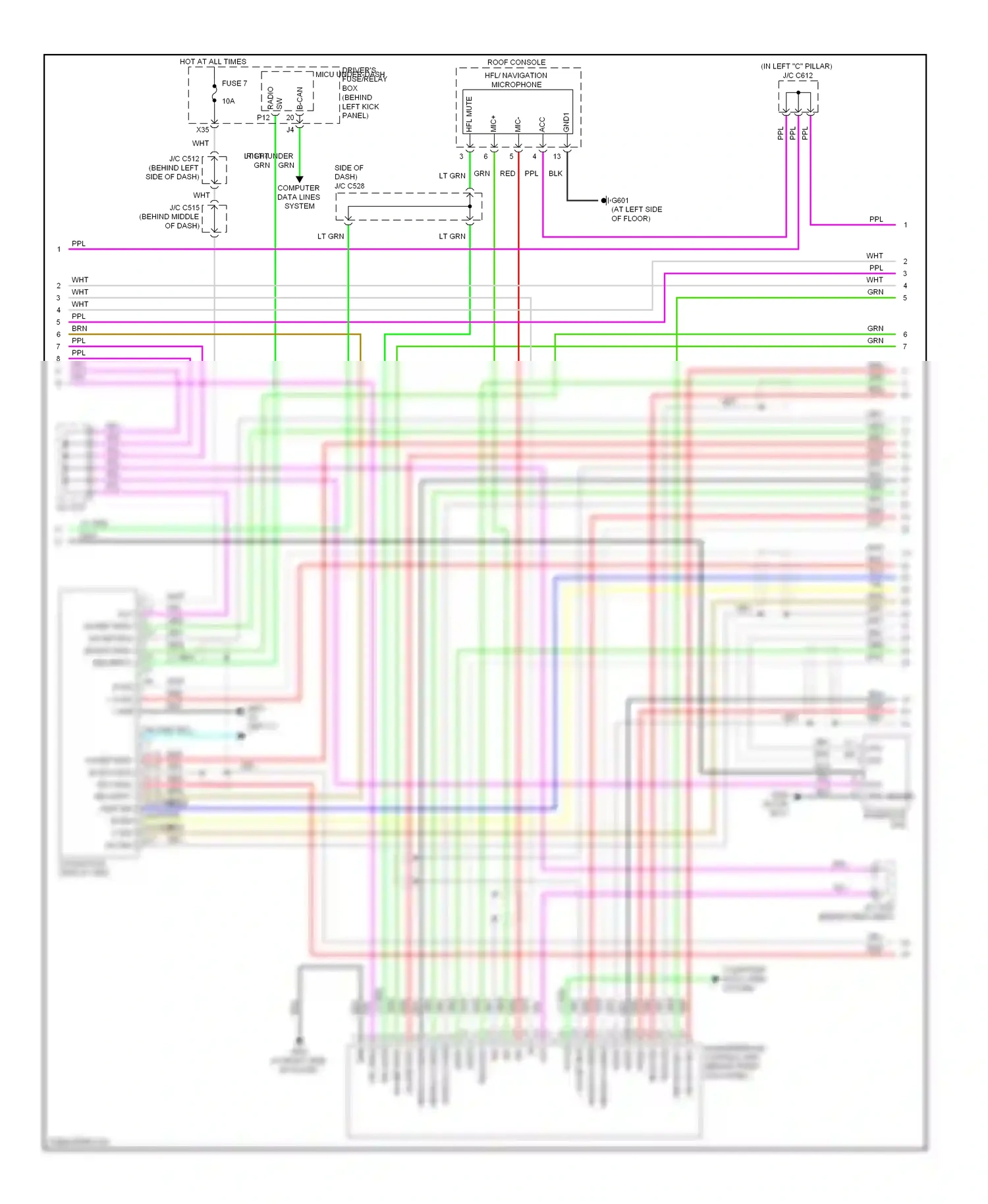 Acura RL II facelift (2008-2012) lt blu wiring diagram  (64 of 81)