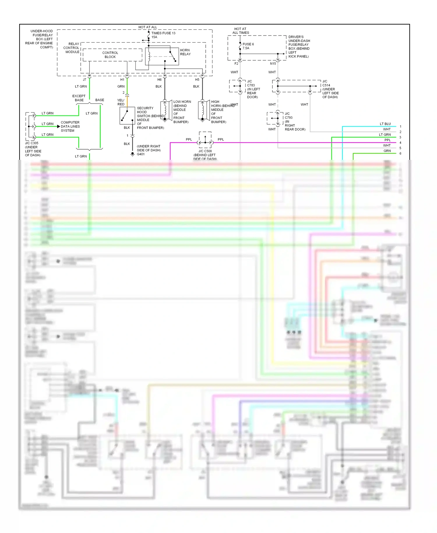Acura RL II facelift (2008-2012) lt blu wiring diagram  (52 of 81)