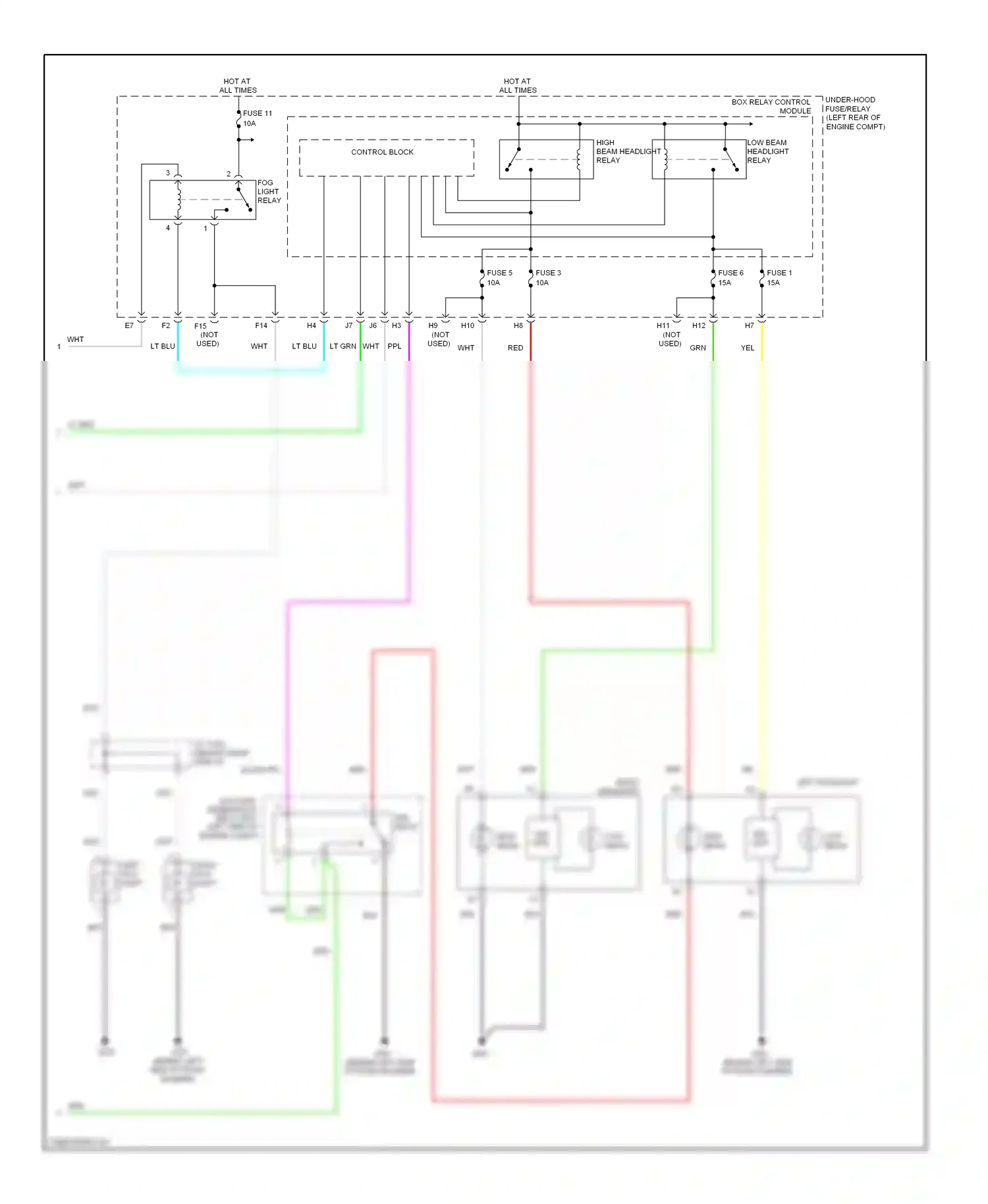 Acura RL II facelift (2008-2012) lt blu wiring diagram  (26 of 81)