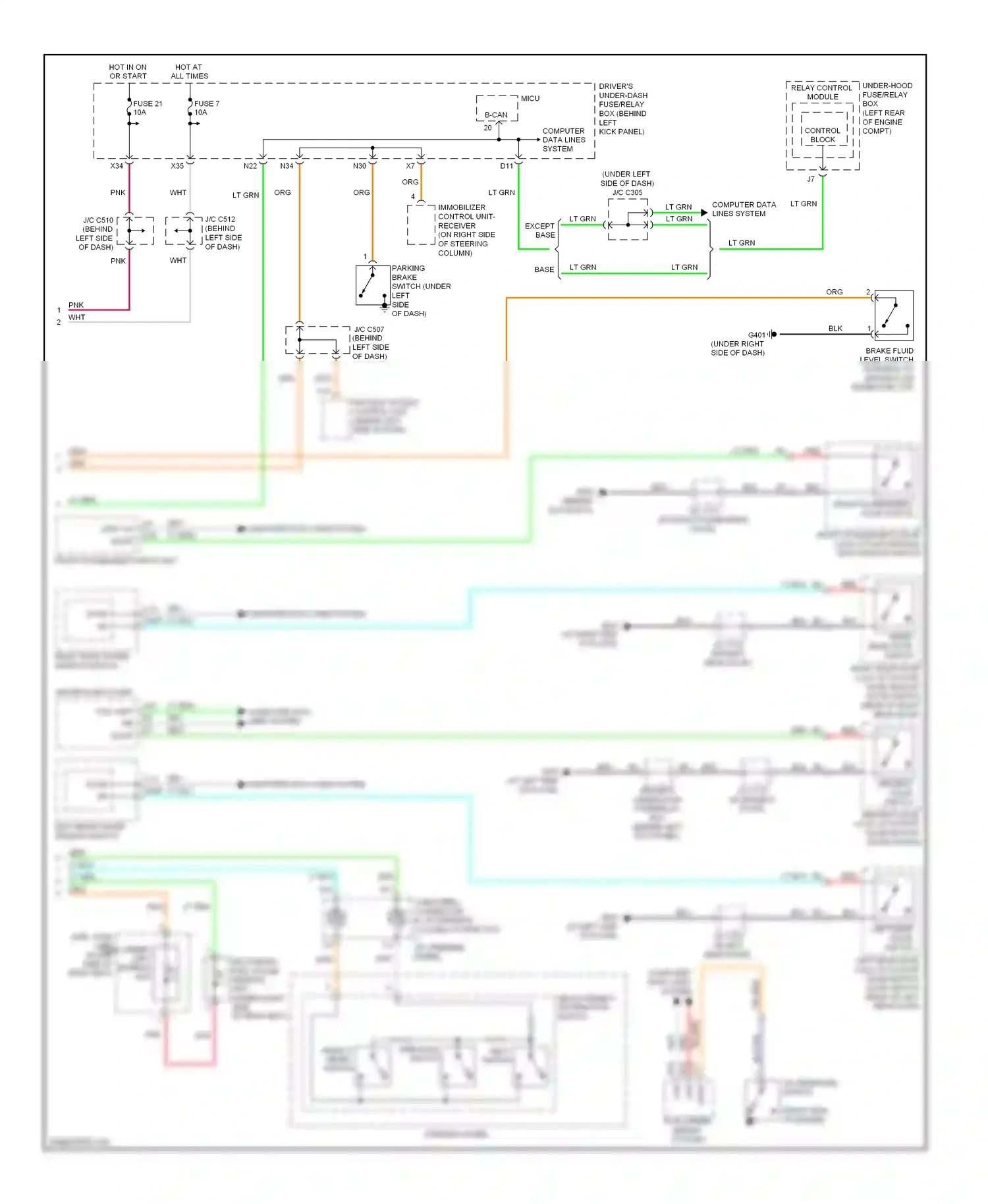 Acura RL II facelift (2008-2012) lt blu wiring diagram  (30 of 81)
