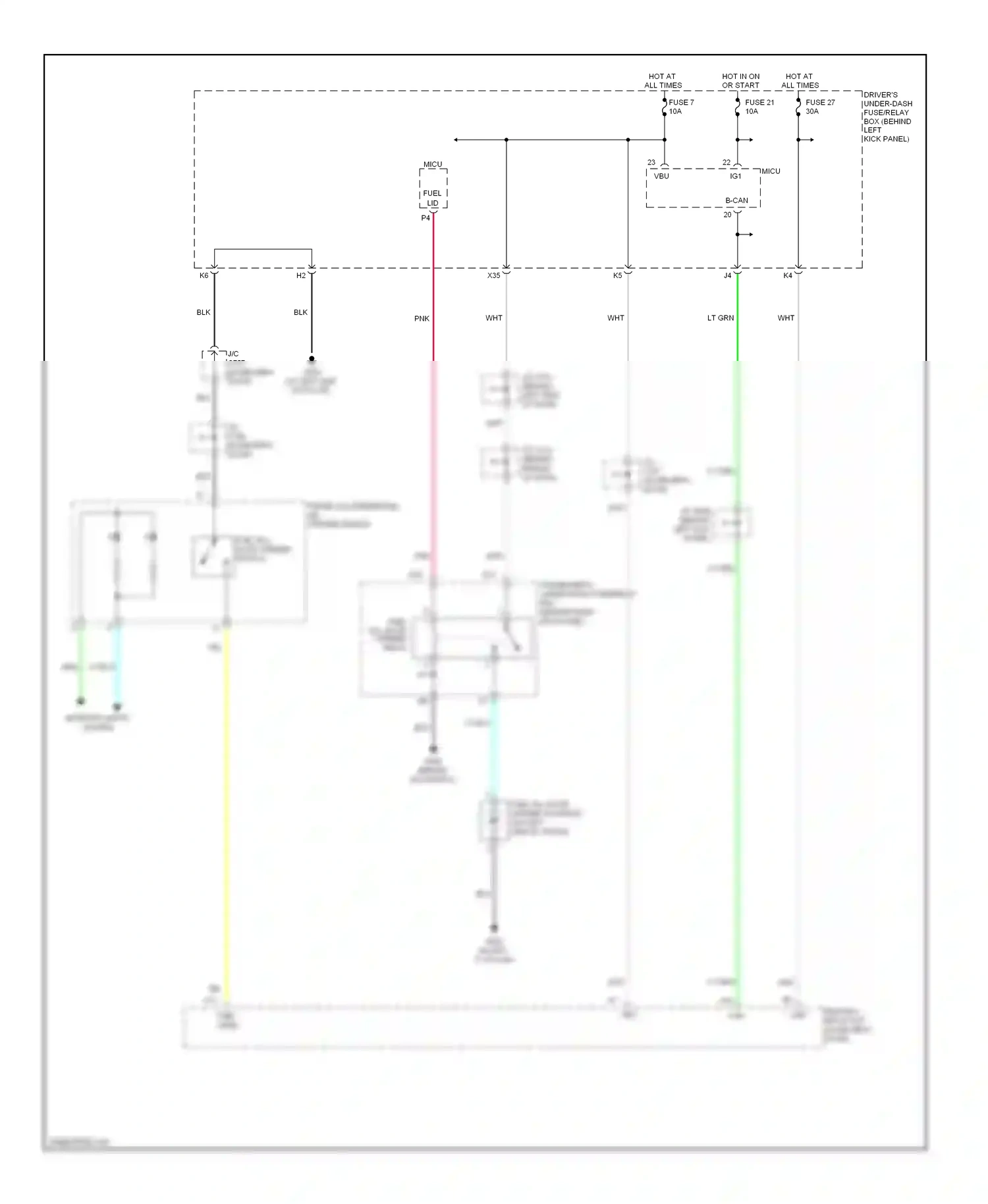 Acura RL II facelift (2008-2012) lt blu wiring diagram  (74 of 81)