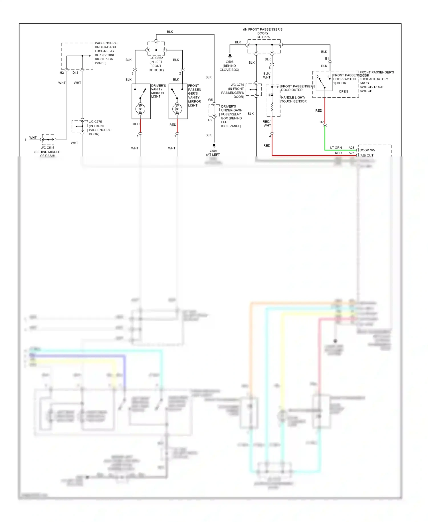 Acura RL II facelift (2008-2012) lt blu wiring diagram  (24 of 81)