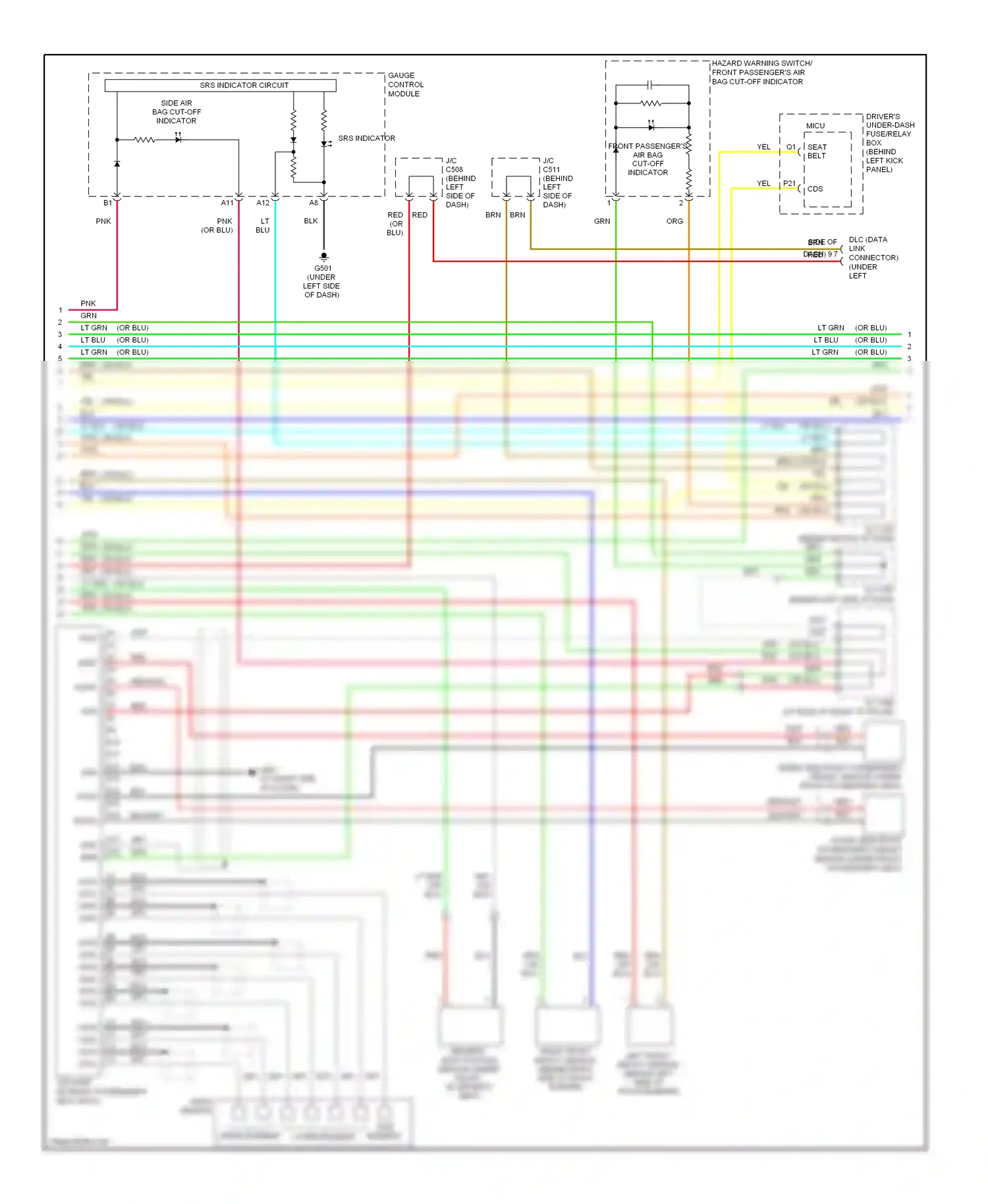 Acura RL II facelift (2008-2012) lt blu wiring diagram  (77 of 81)