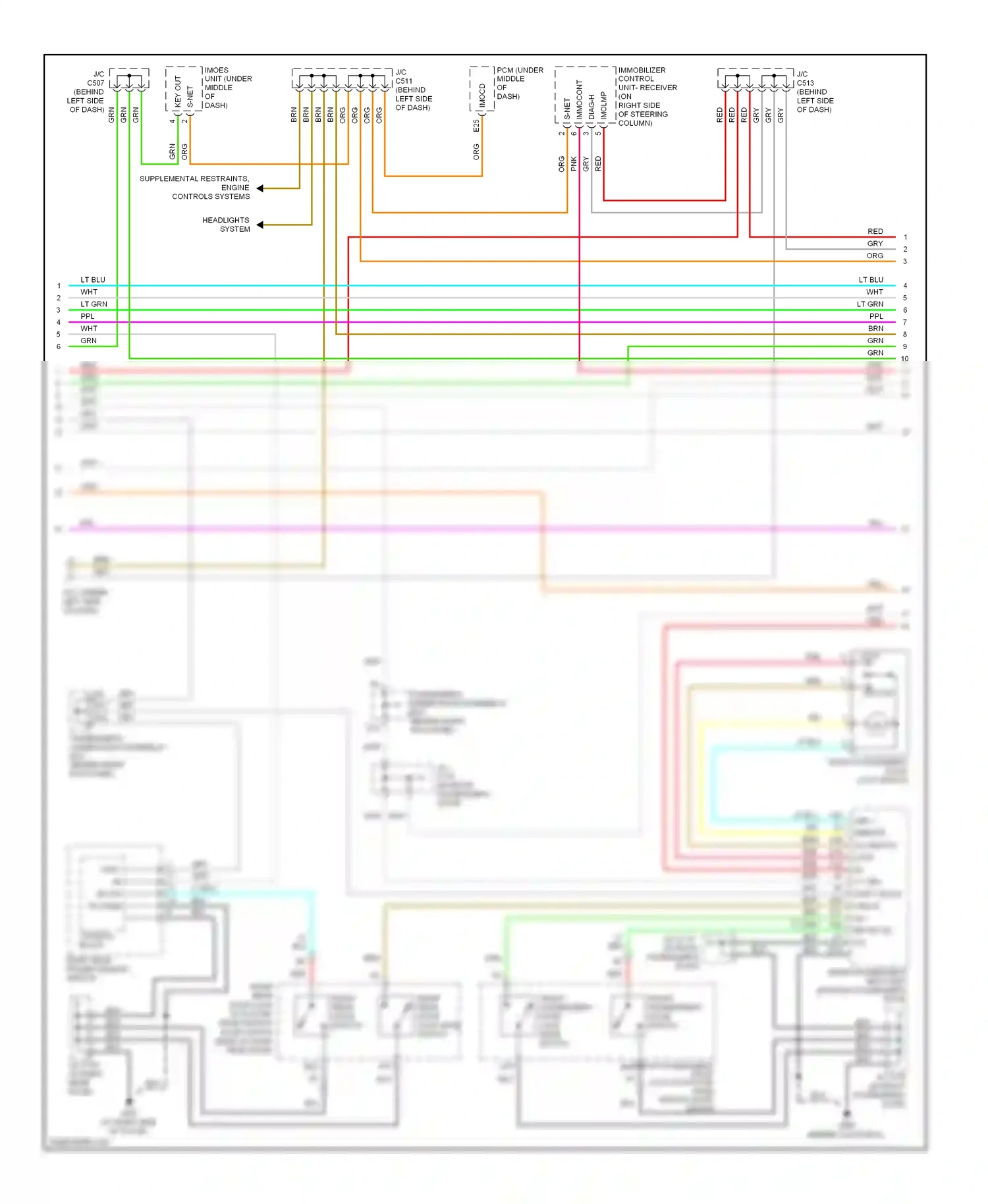 Acura RL II facelift (2008-2012) lt blu wiring diagram  (20 of 81)