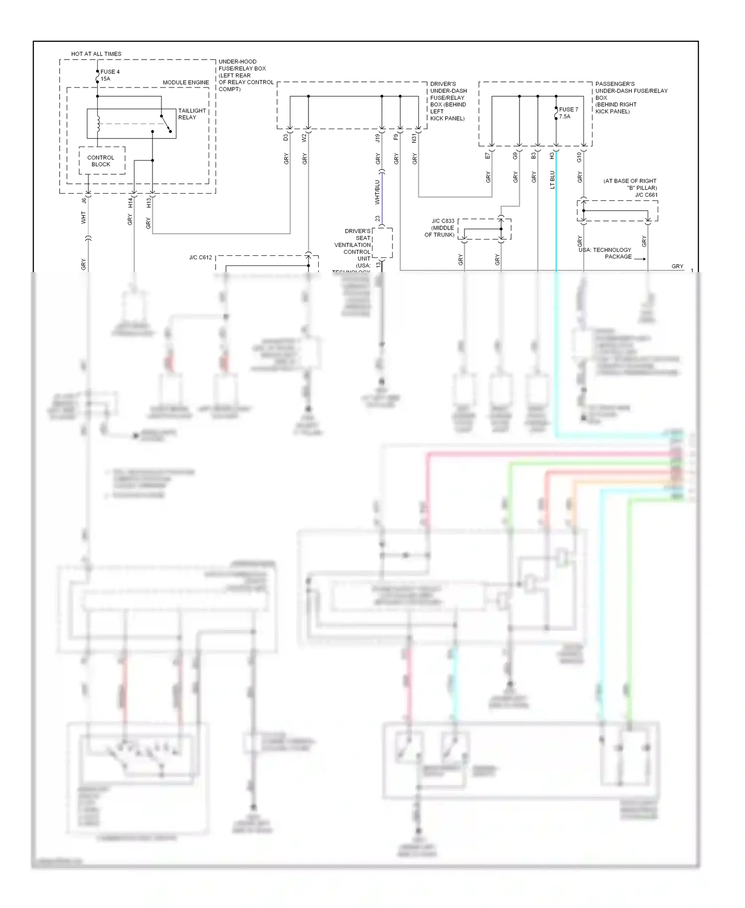 Acura RL II facelift (2008-2012) lt blu wiring diagram  (32 of 81)