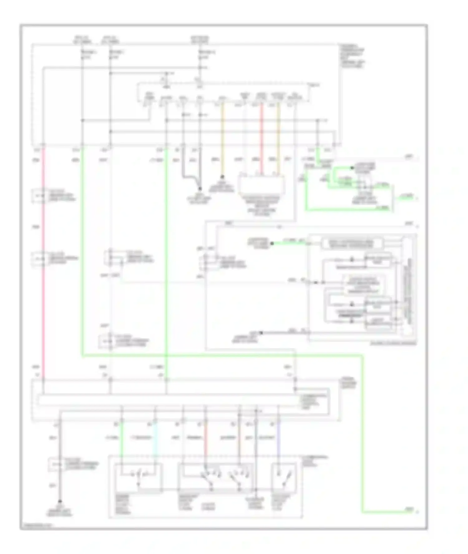 Wiring diagram lt lt for Acura RL II facelift (2008-2012) (3 of 5)