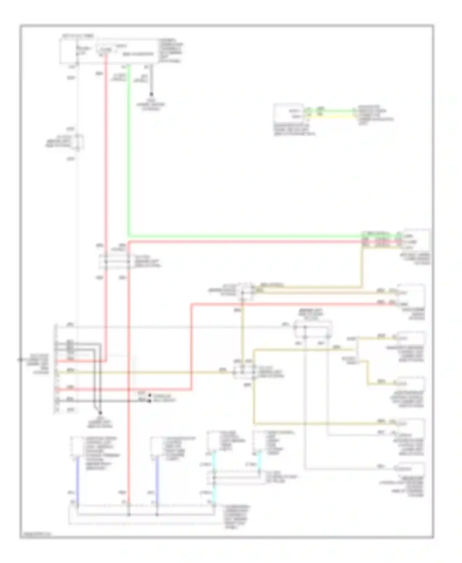 Wiring diagram mes connector for Acura RL II facelift (2008-2012) (1 of 2)