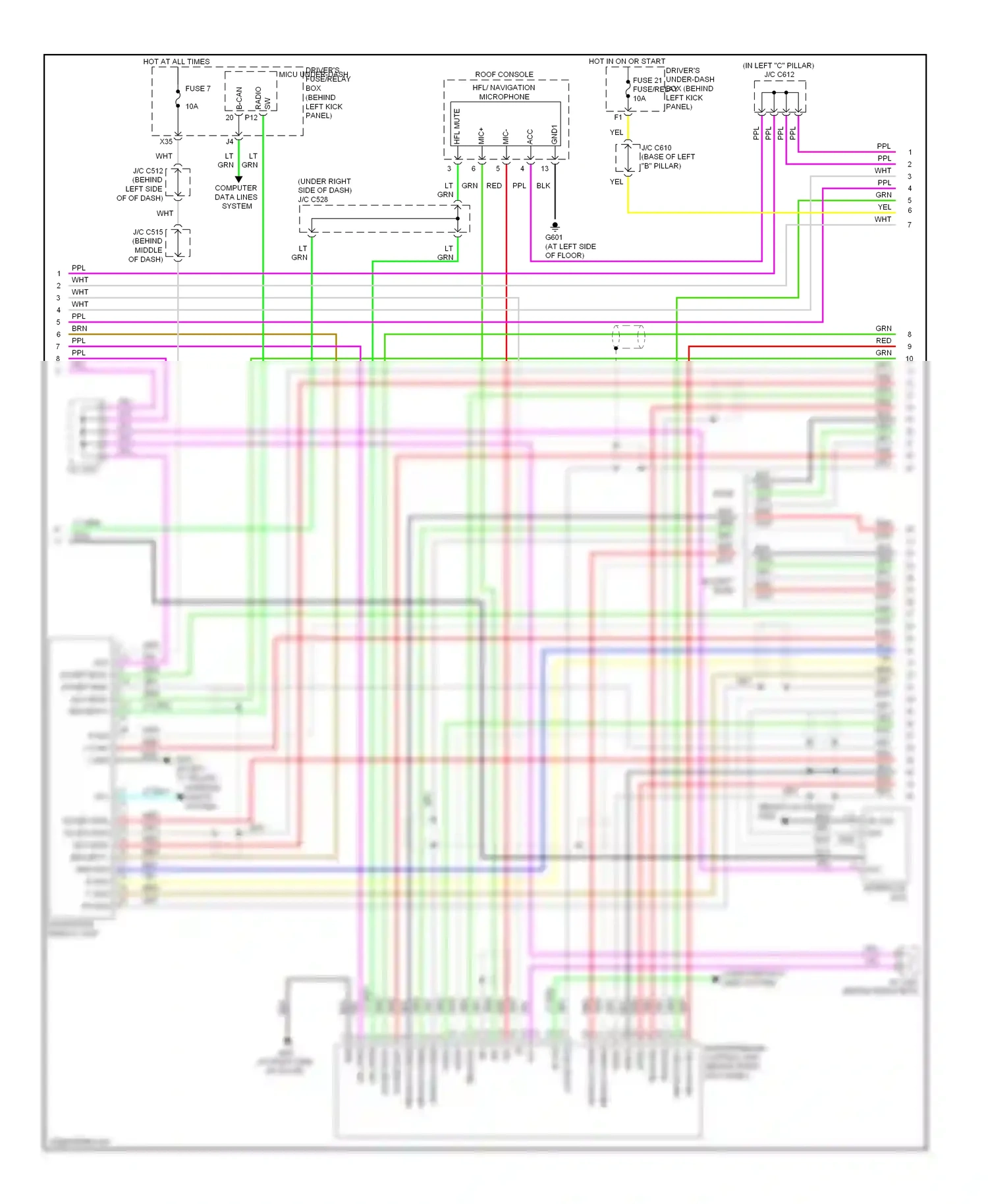 Acura RL II facelift (2008-2012) nca wiring diagram  (26 of 30)