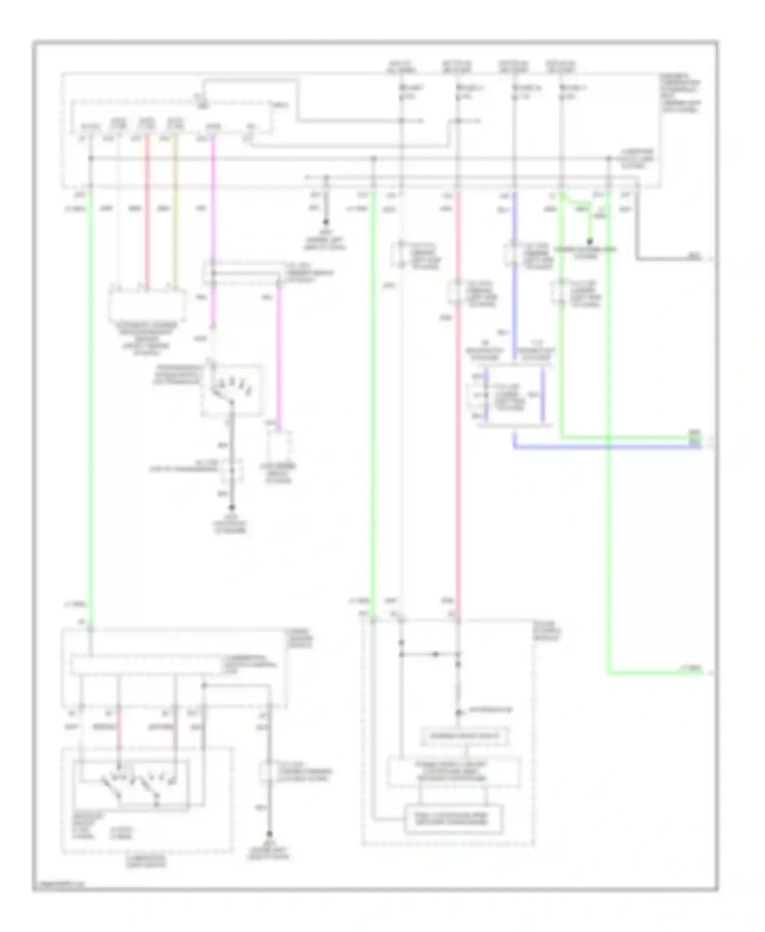 Wiring diagram pnk for Acura RL II facelift (2008-2012) (21 of 81)