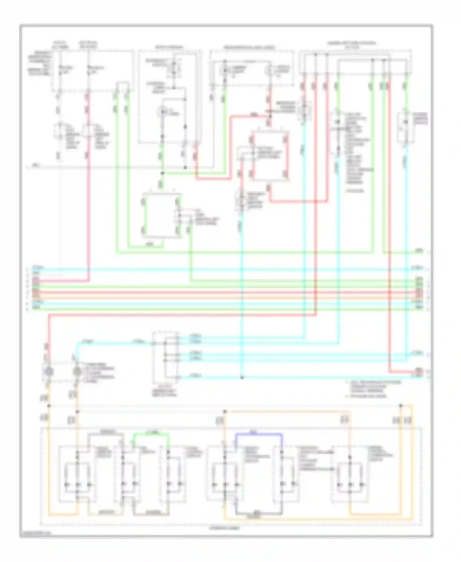 Wiring diagram pnk for Acura RL II facelift (2008-2012) (36 of 81)