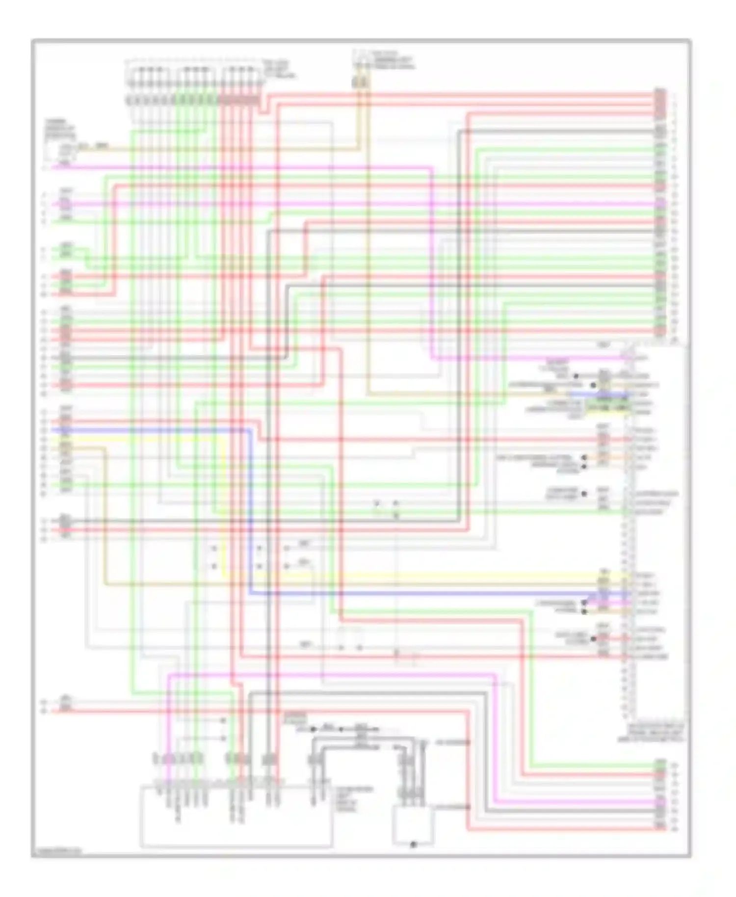 Wiring diagram ppl air conditioning system for Acura RL II facelift (2008-2012) (1 of 4)