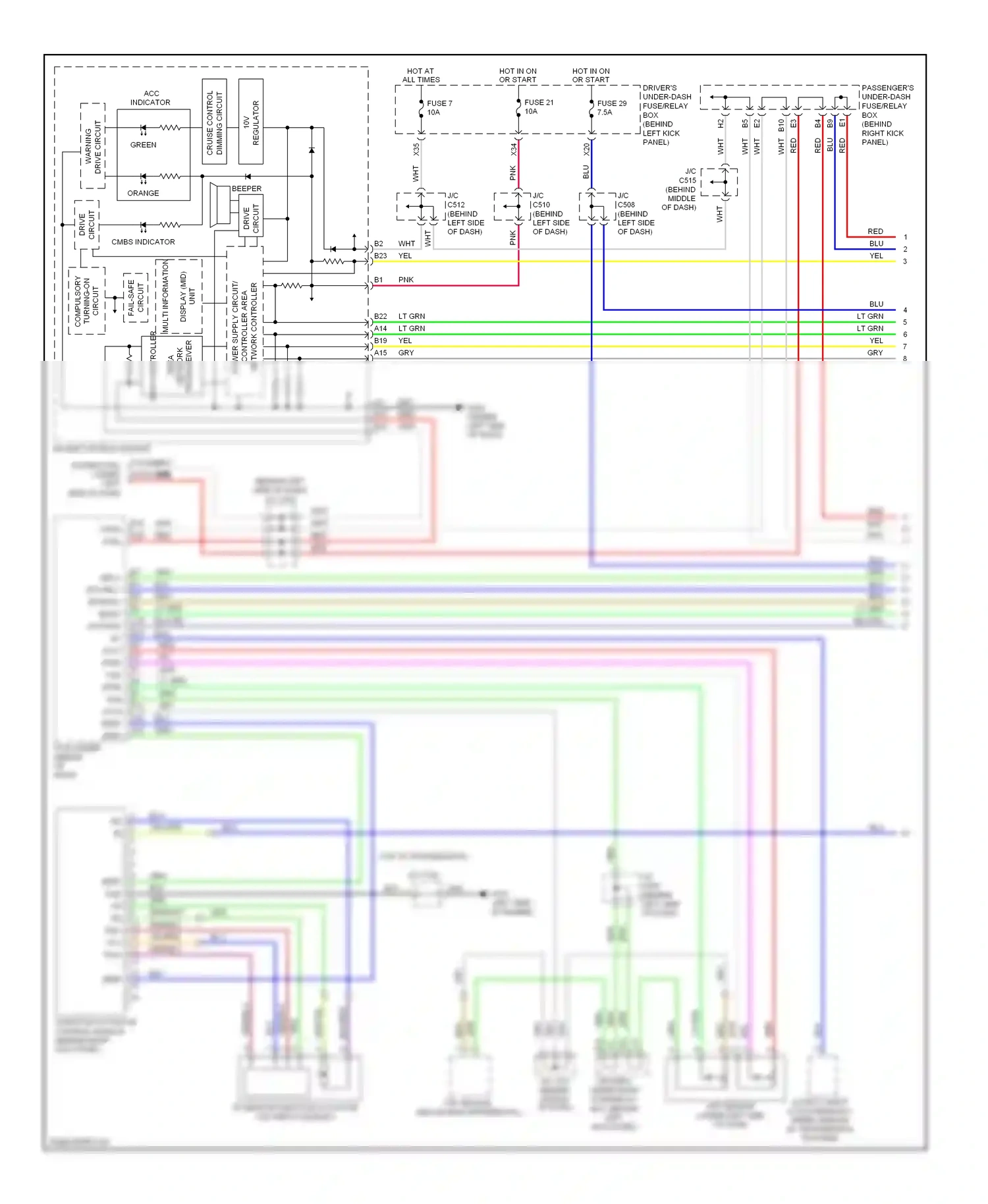 Acura RL II facelift (2008-2012) ppl apsa wiring diagram  (1 of 4)