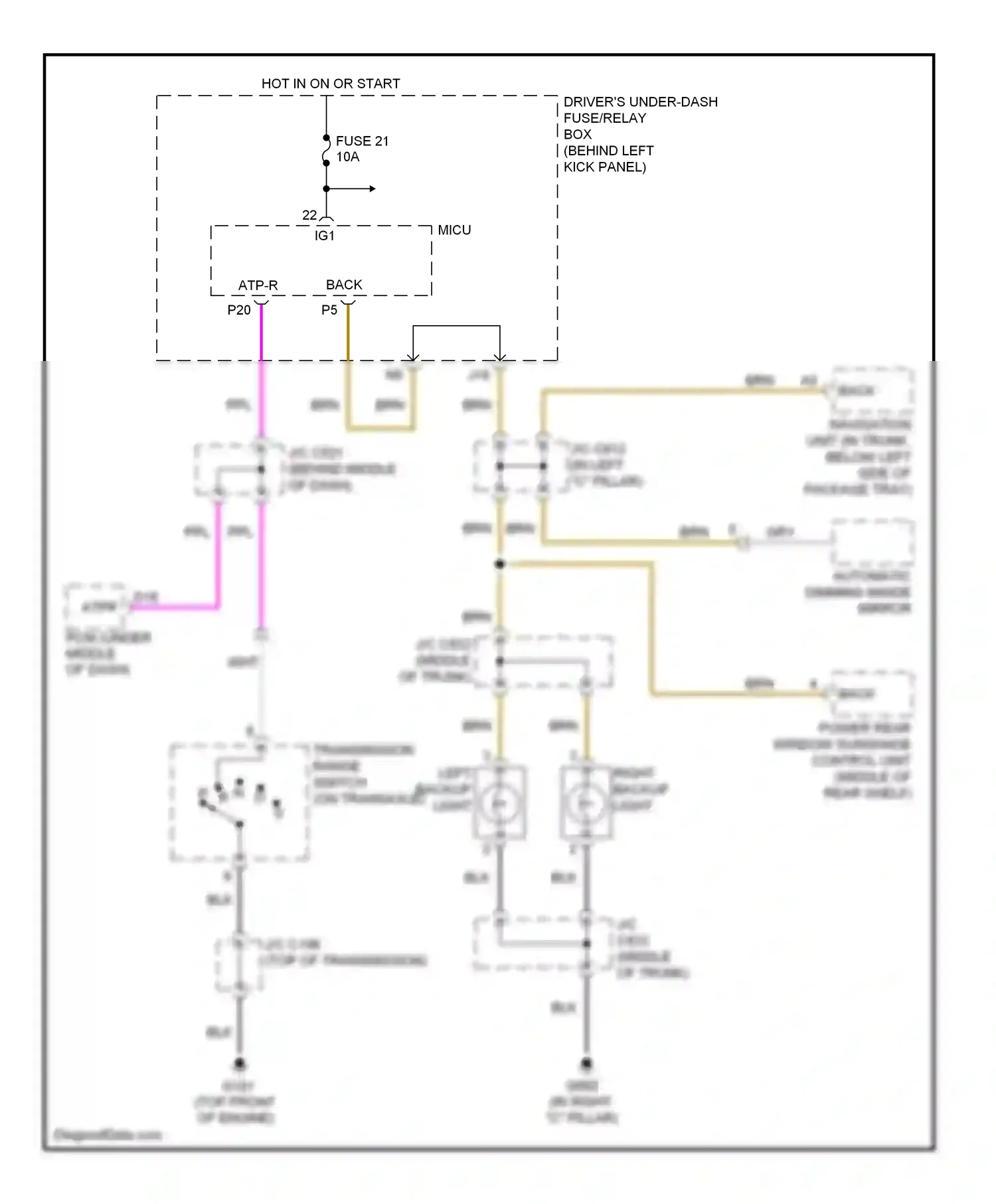 Acura RL II facelift (2008-2012) ppl ppl wiring diagram  (2 of 15)