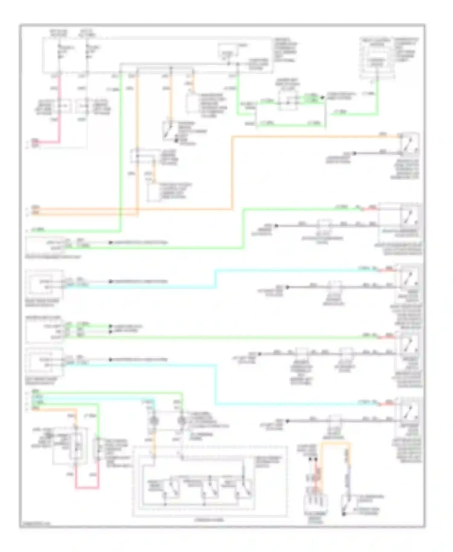 Wiring diagram relay control module for Acura RL II facelift (2008-2012) (8 of 12)