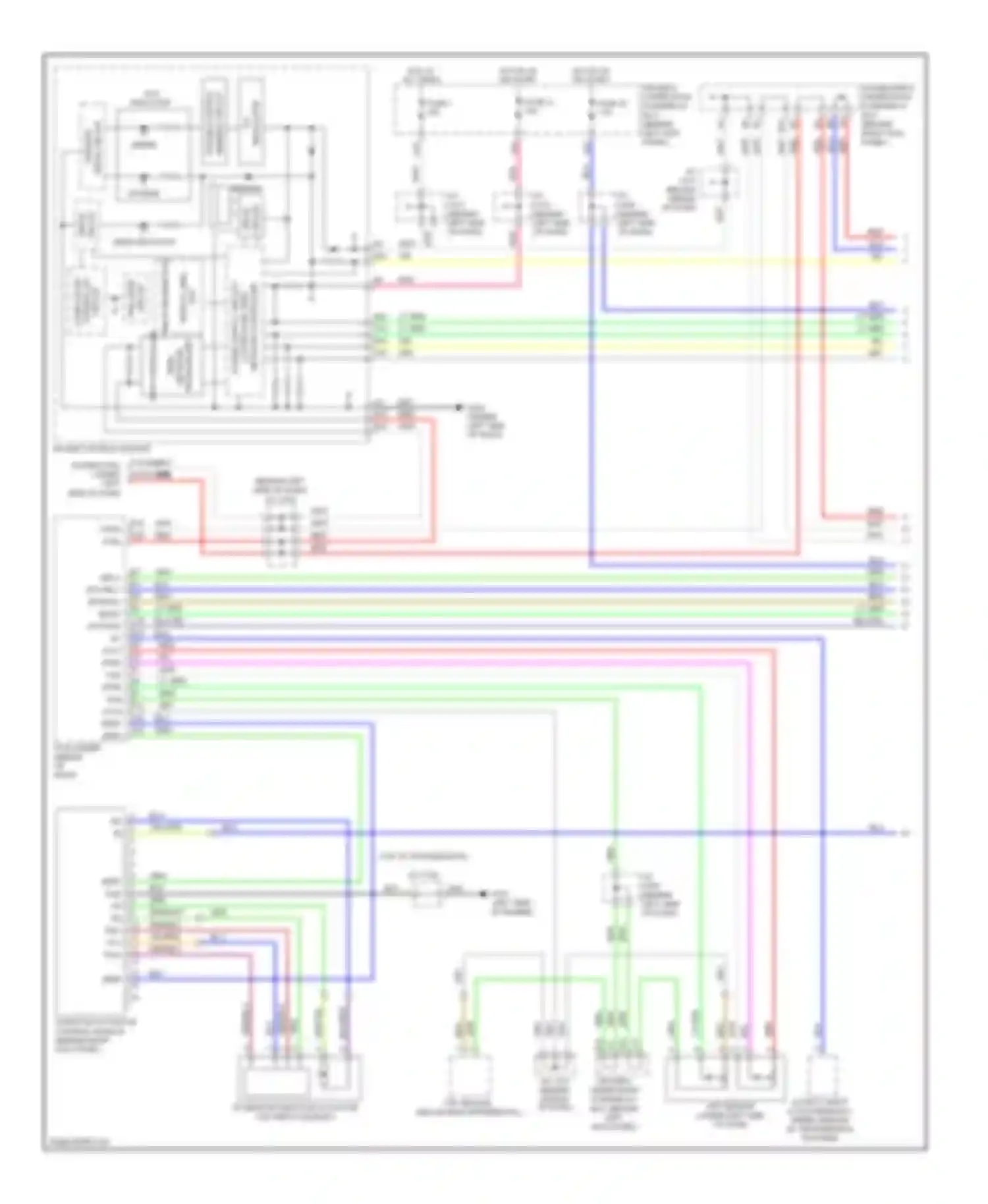 Wiring diagram sefd gnd for Acura RL II facelift (2008-2012) (1 of 2)