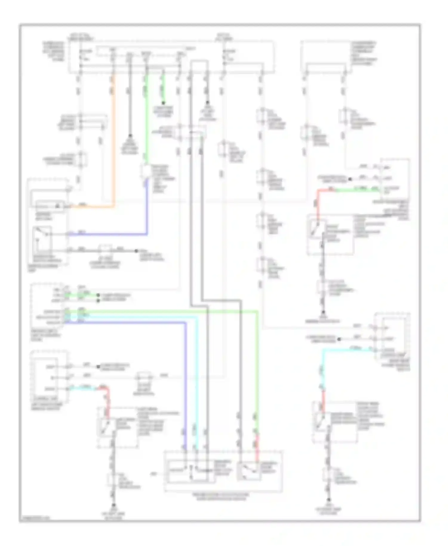 Wiring diagram vbu can uart for Acura RL II facelift (2008-2012) (1 of 1)