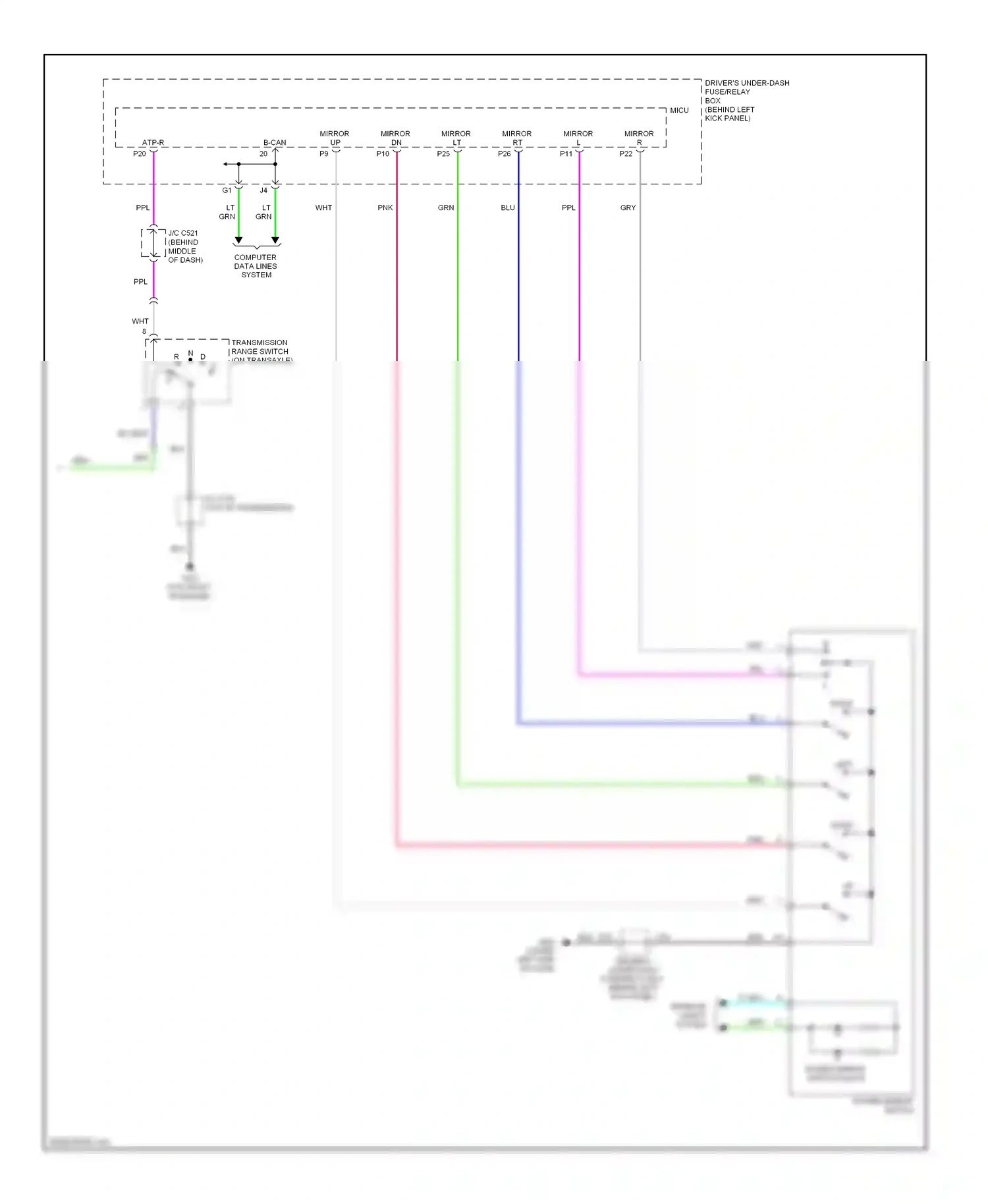 Acura RL II facelift (2008-2012) wht wiring diagram  (58 of 124)