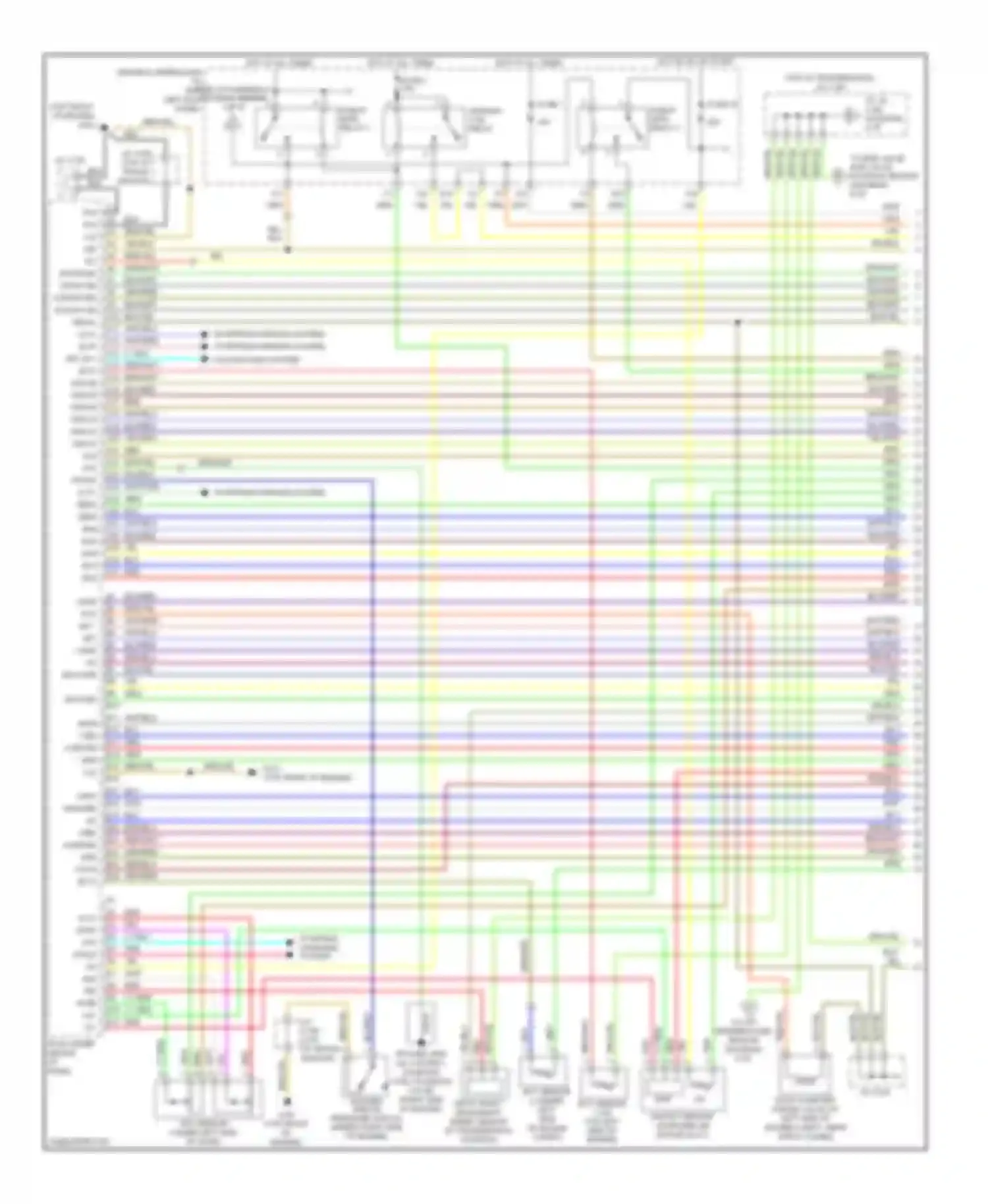 Wiring diagram yel/blu for Acura RL II facelift (2008-2012) (4 of 9)