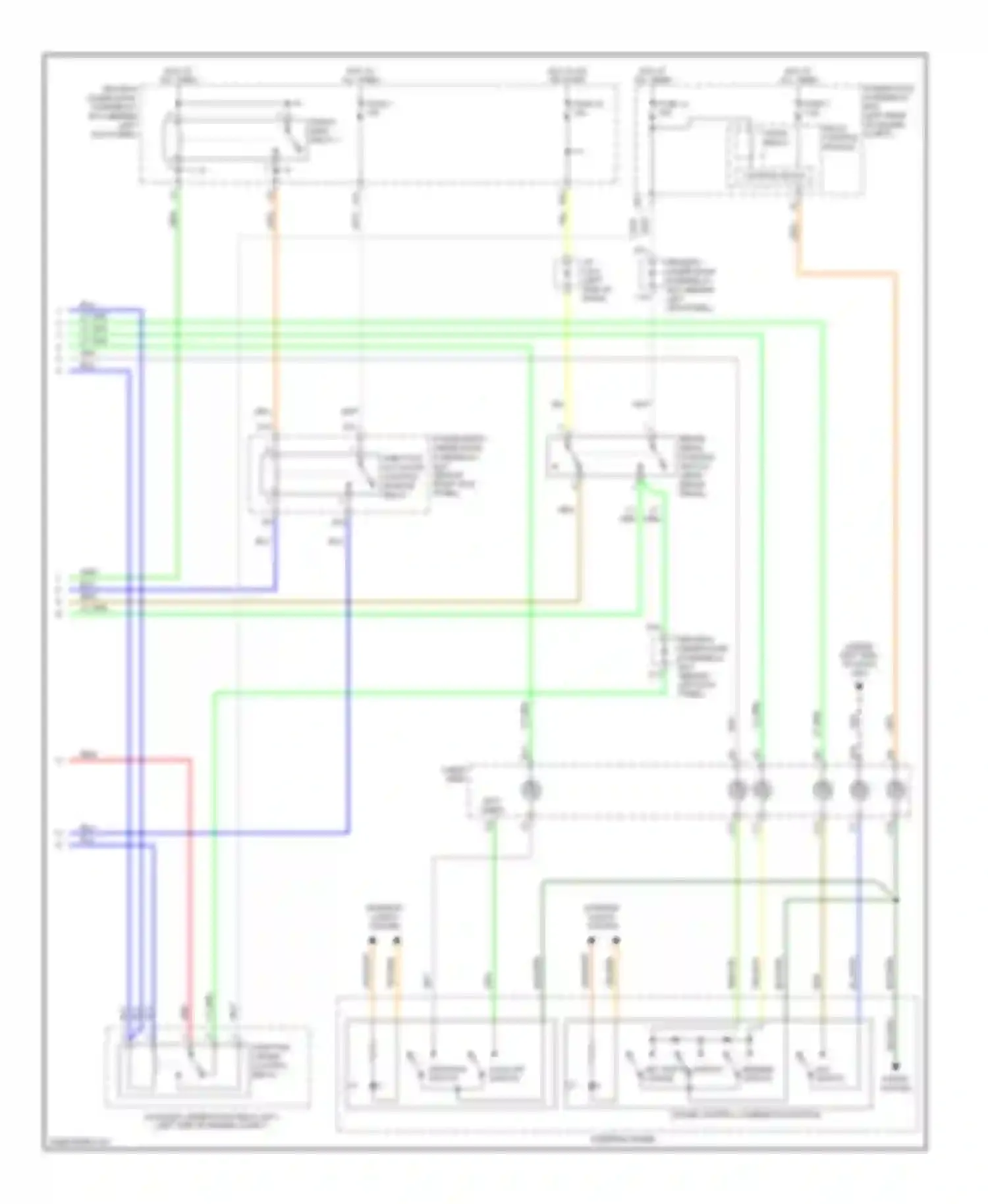 RL Acura II (2004-2008): Cruise control circuit, with technology package (3 of 3)