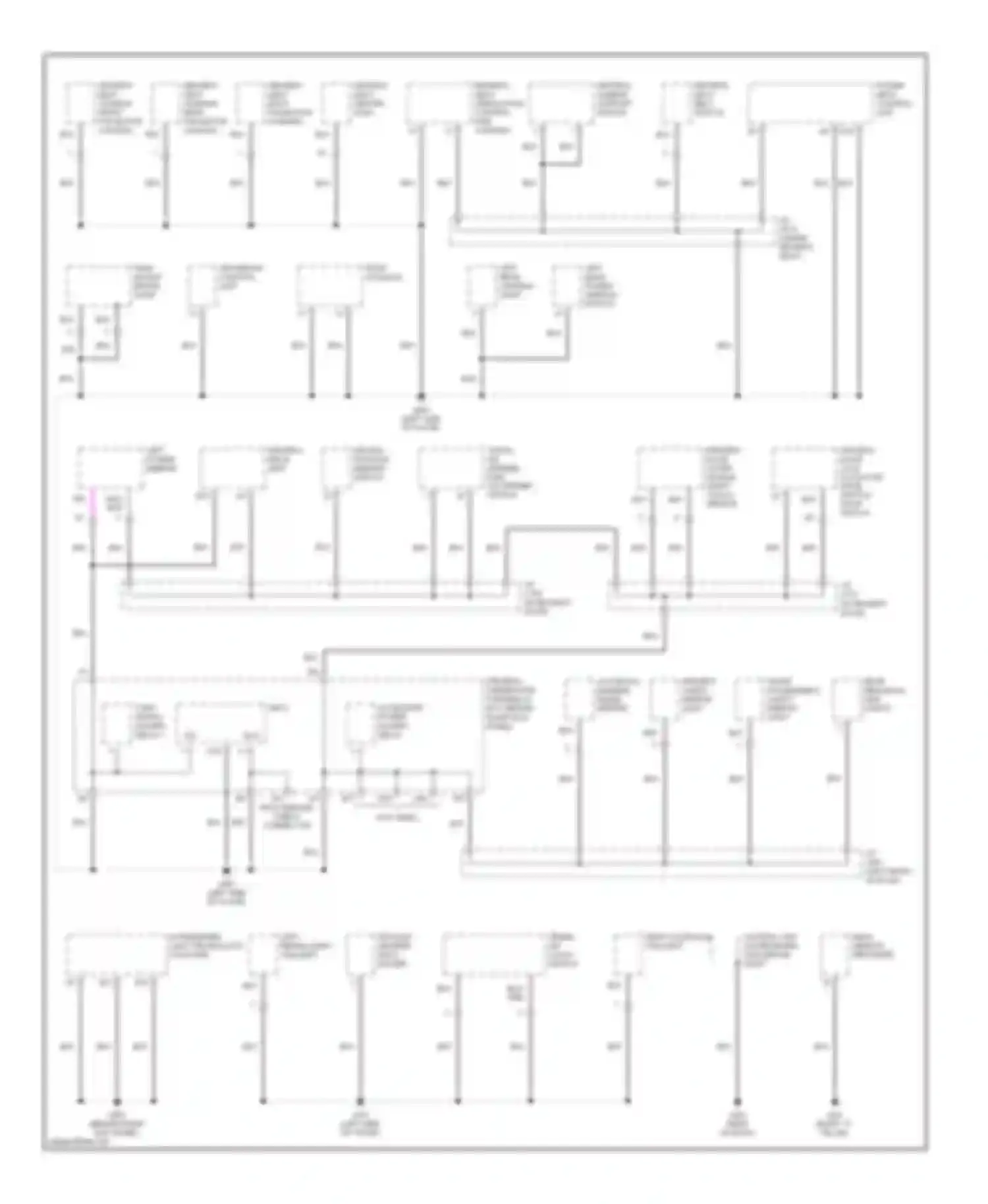 RL Acura II (2004-2008): Ground distribution circuit (3 of 4)